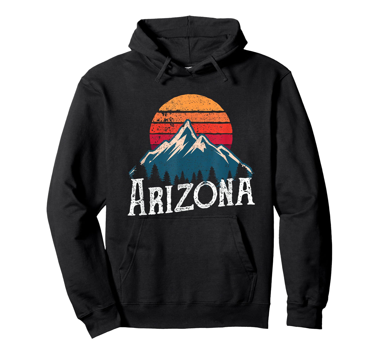 Vintage Retro AZ, Arizona Mountains Outdoor Wildness T-Shirt T-Shirt