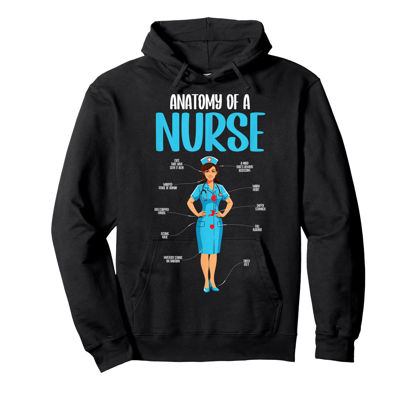 anatomy of a nurse funny nurse students women T-Shirt