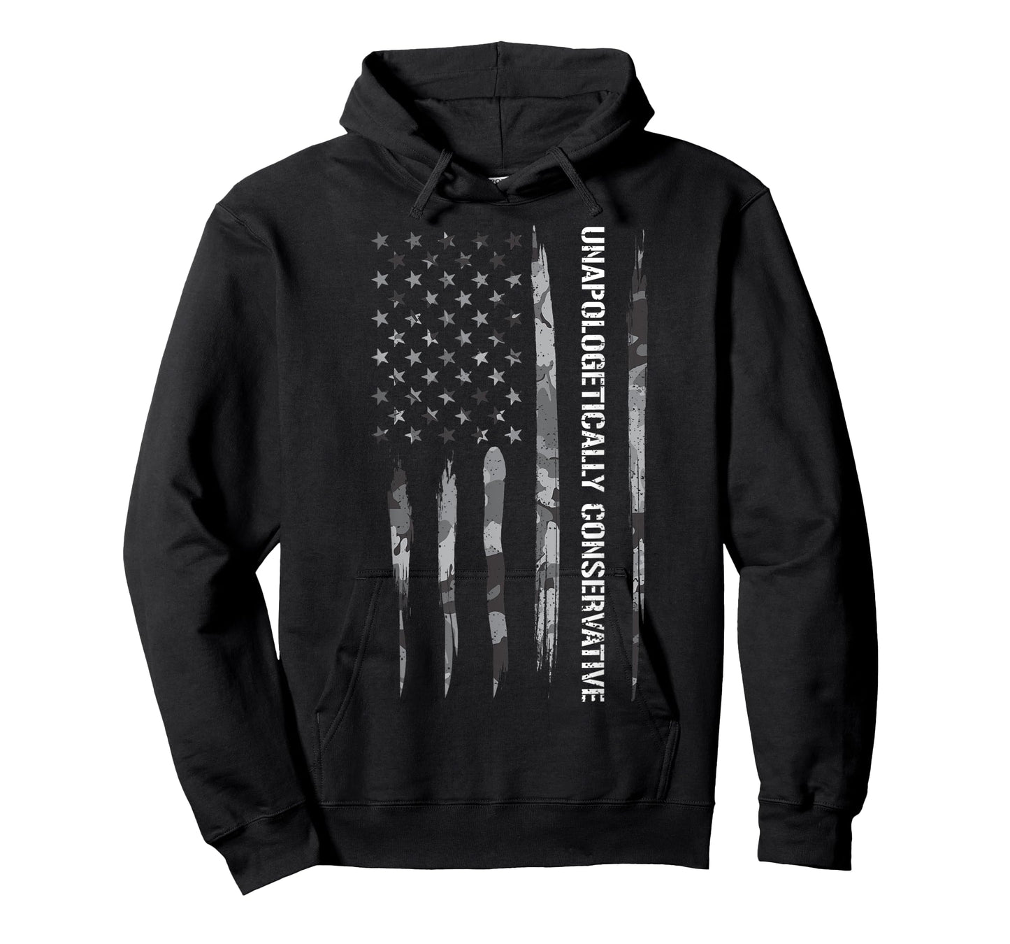 Conservative: Unapologetically Conservative - American Flag Women Men T-Shirt
