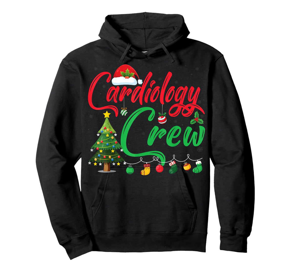 Cardiology Christmas Crew Xmas Lighting Tree Cardiologist T-Shirt