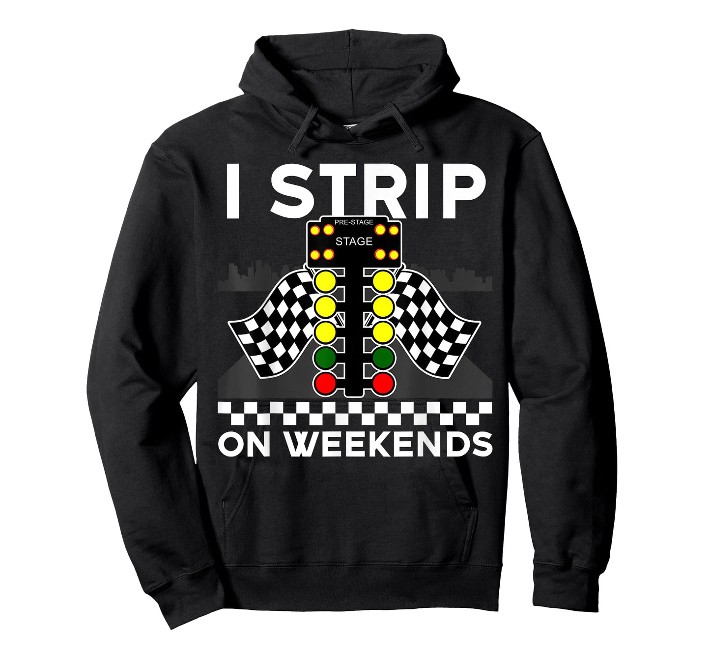 Cool Drag Racing Art Men Women Street Racer Strip Drag Race T-Shirt
