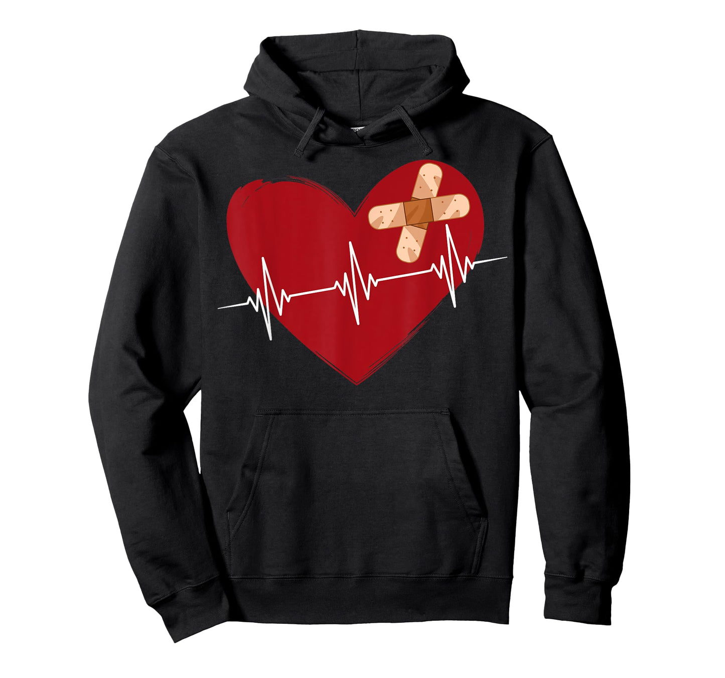 Coronary Diseases Artery Bypass Open Heart Surgery Heartbeat T-Shirt