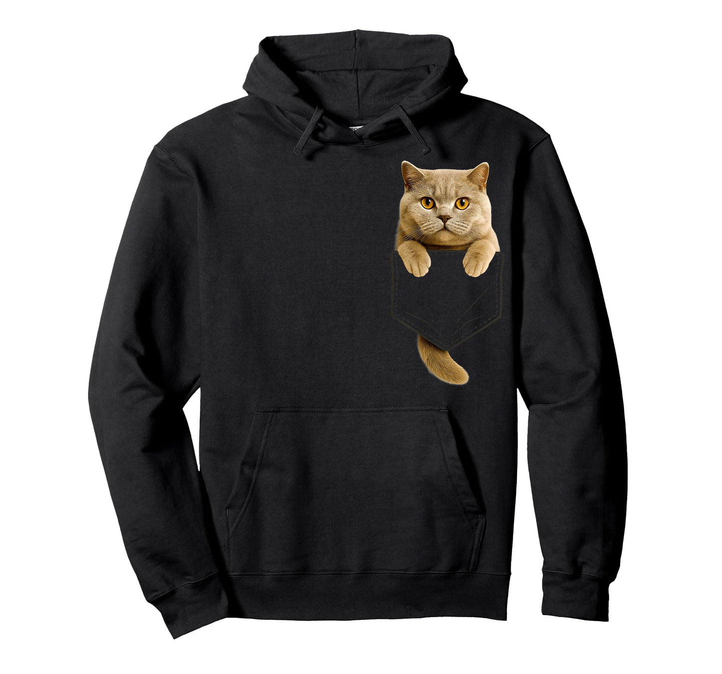 British Shorthair Cat Pocket Gifts Cat Mom Cat Dad Cat Lover T-Shirt