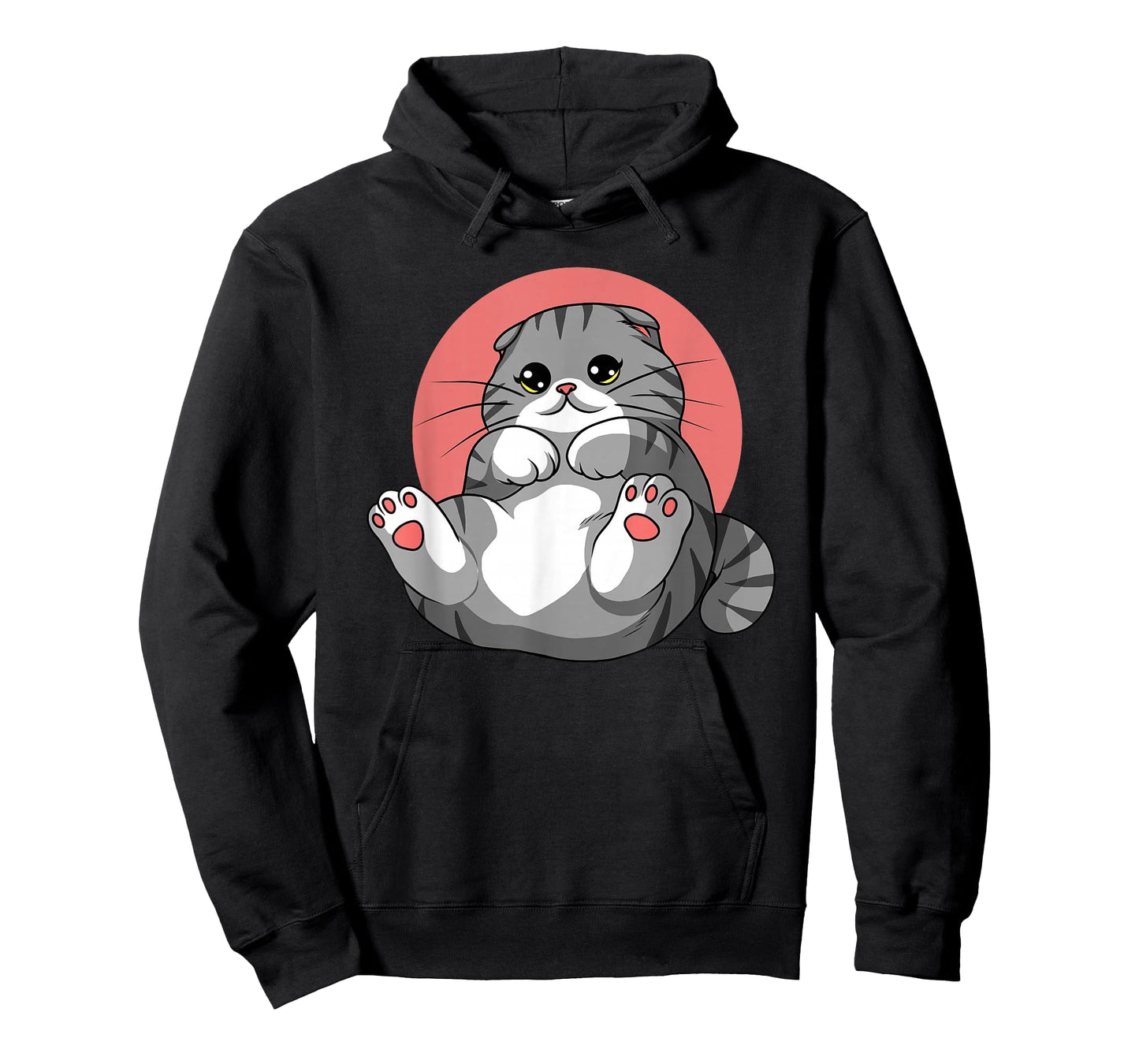 Scottish Fold Cat Neko Kitty Cute Kawaii Anime Cat T-Shirt