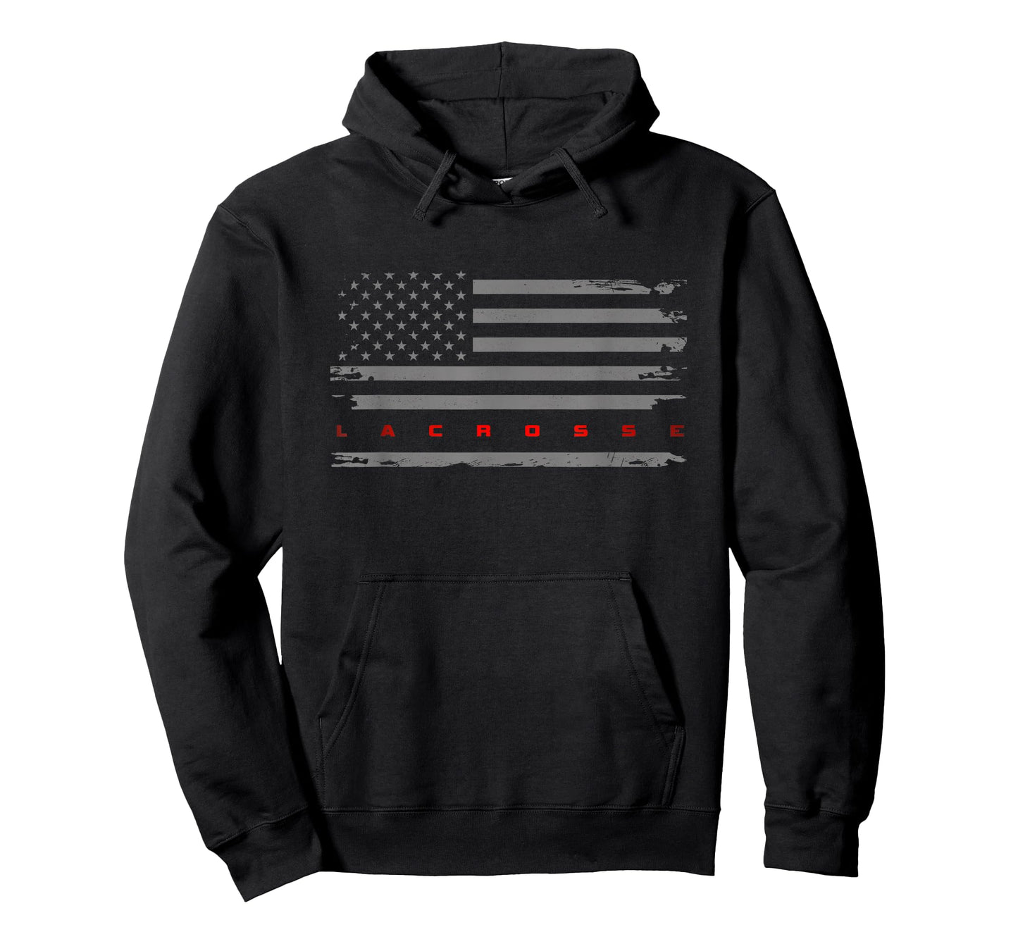 American Flag Lacrosse Apparel - Lacrosse T-Shirt
