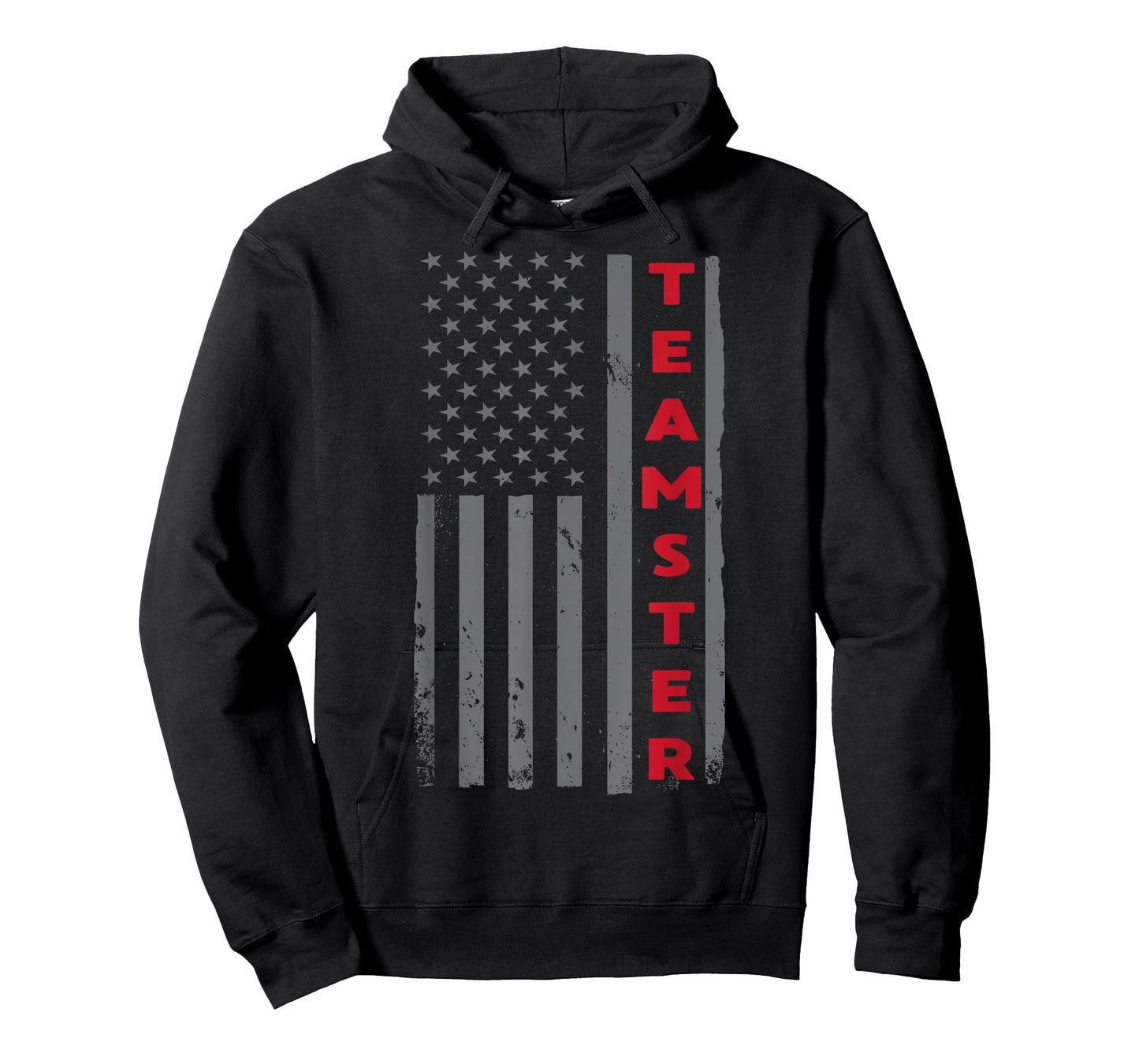 Teamster American Flag Patriotic Truck Driver US Trucking T-Shirt