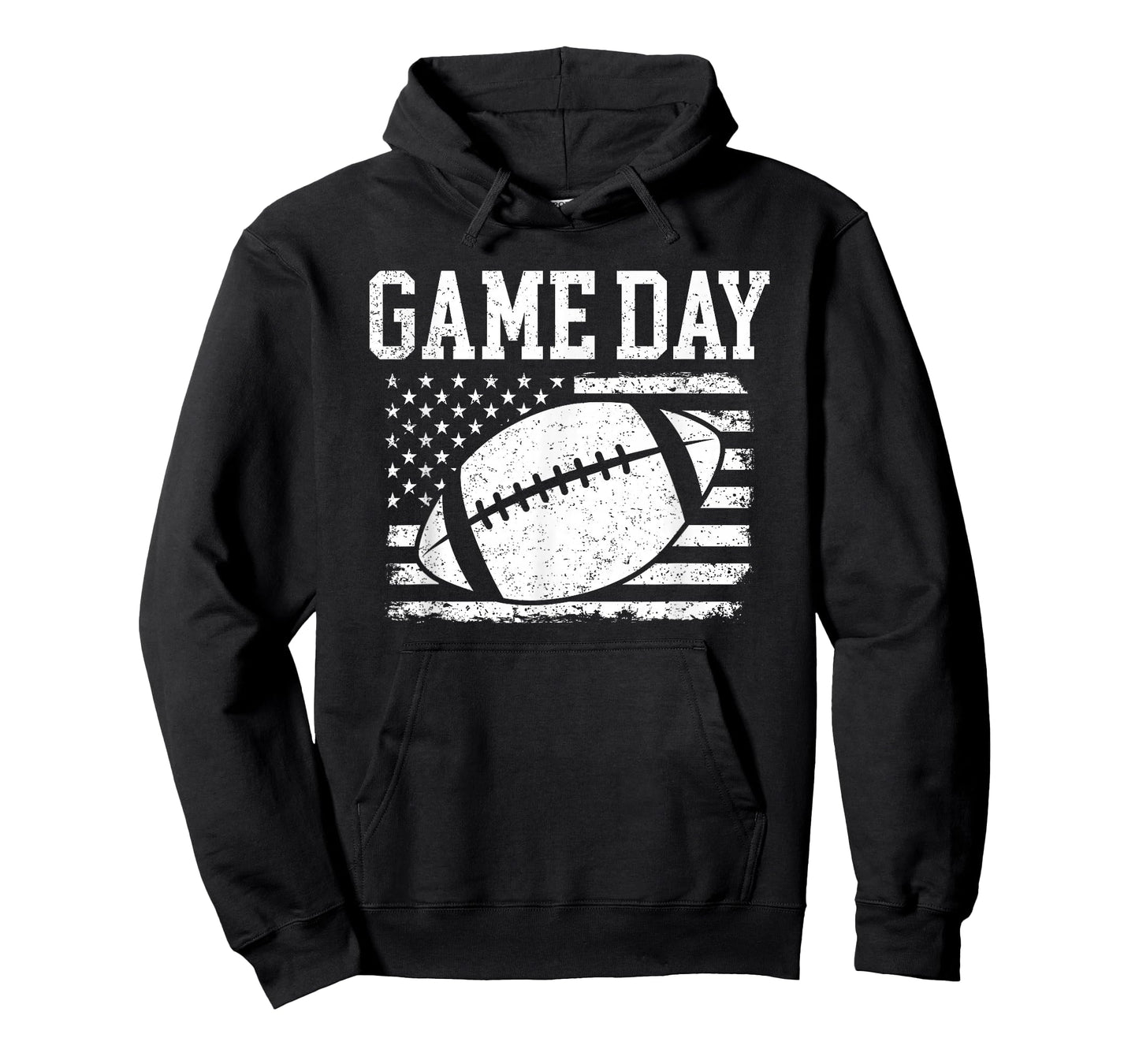 Cute Game Day Football Season USA Flag Mom Women Men & Kids T-Shirt