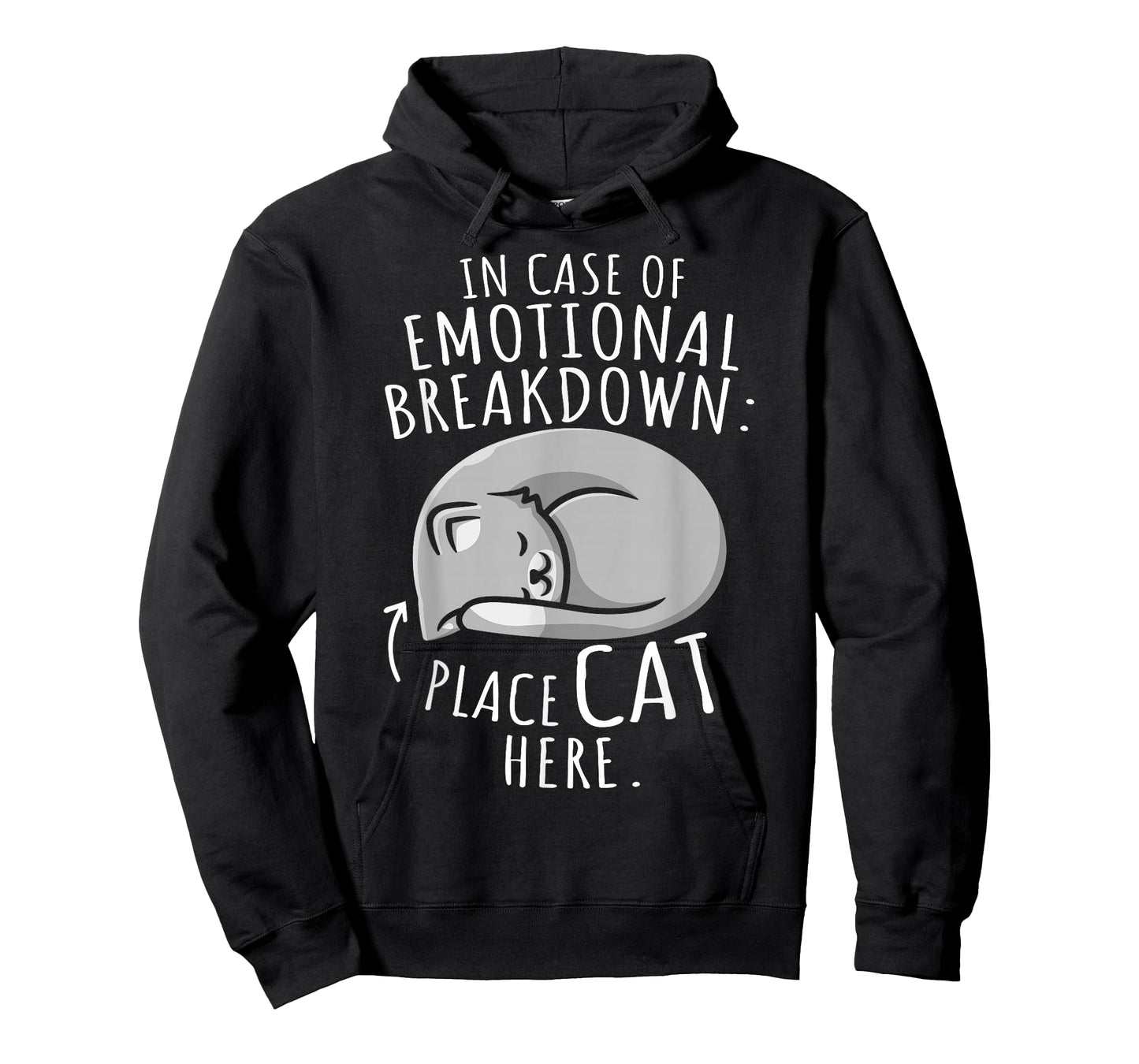 Cats Lover In Case Of Emotional Breakdown Place Cat Here T-Shirt
