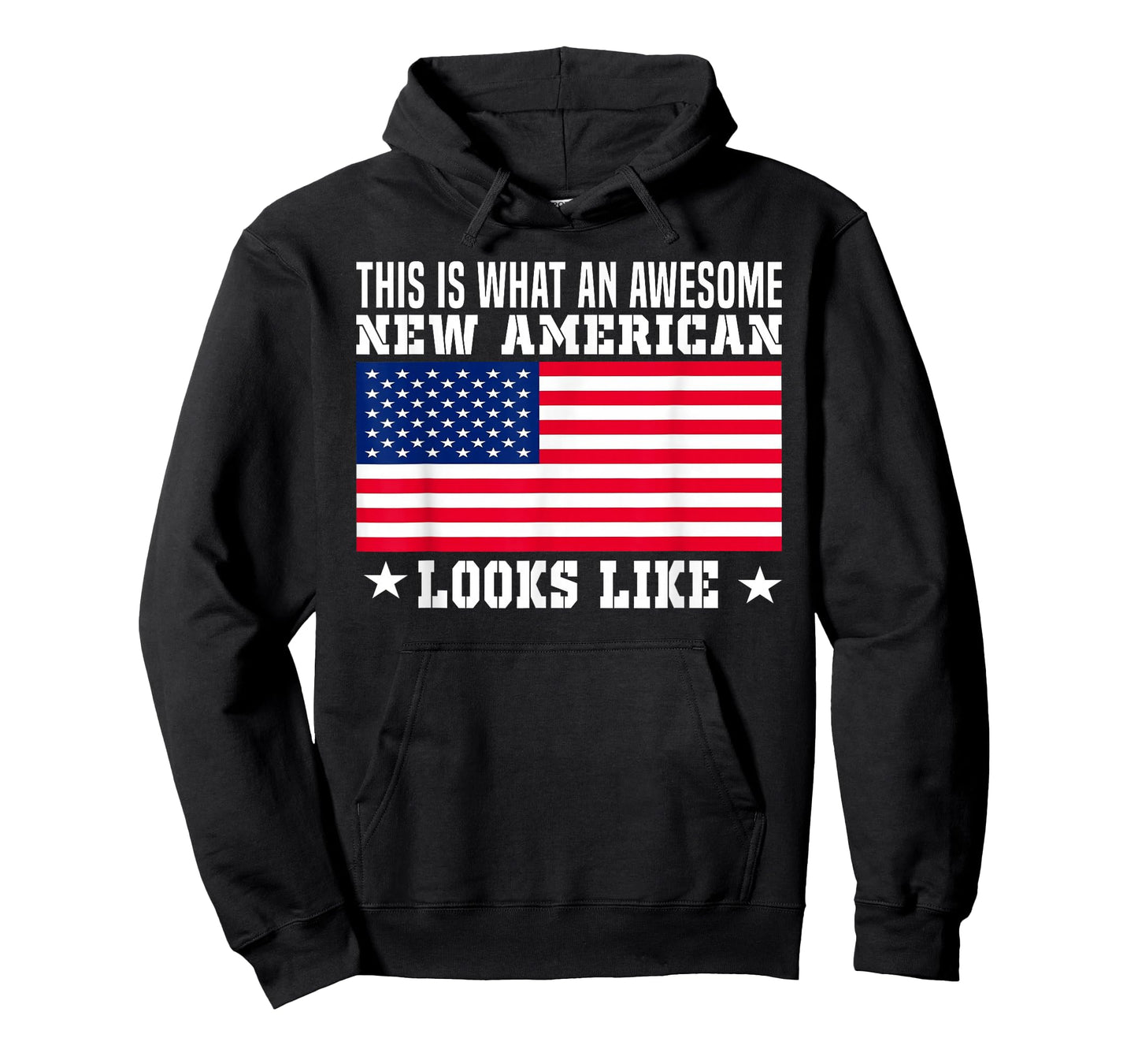 US Citizenship Decoration Gift American New USA Citizen Flag T-Shirt