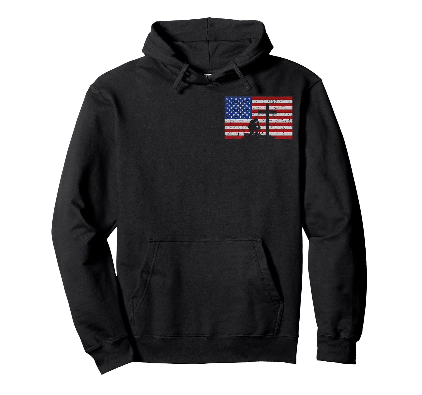 Stand for The Flag I Kneel for The Cross - Front & Back T-Shirt