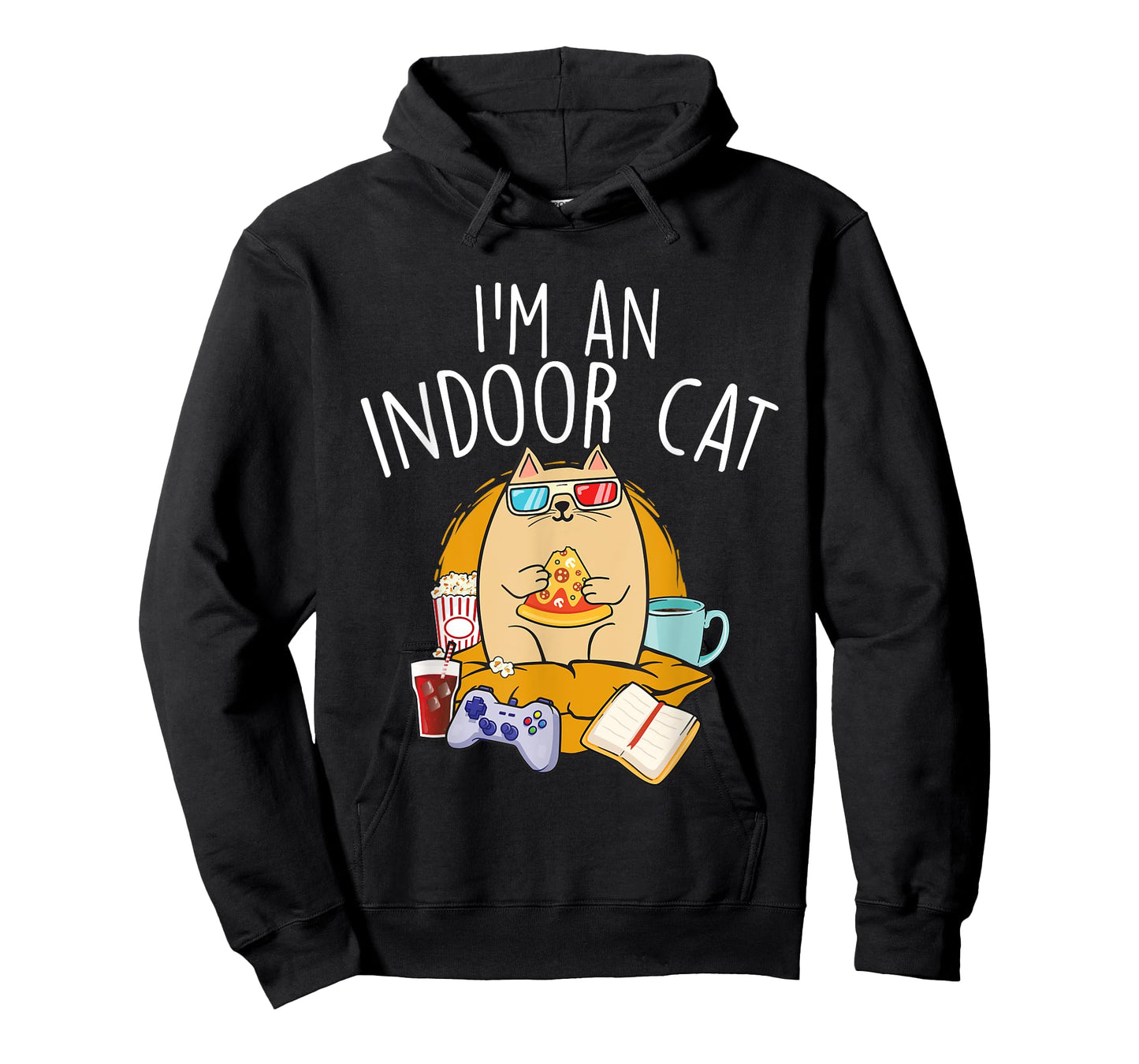 I'm An Indoor Cat - Cat Lover Kitten Kitty Owner T-Shirt for Men Women Girls Kids