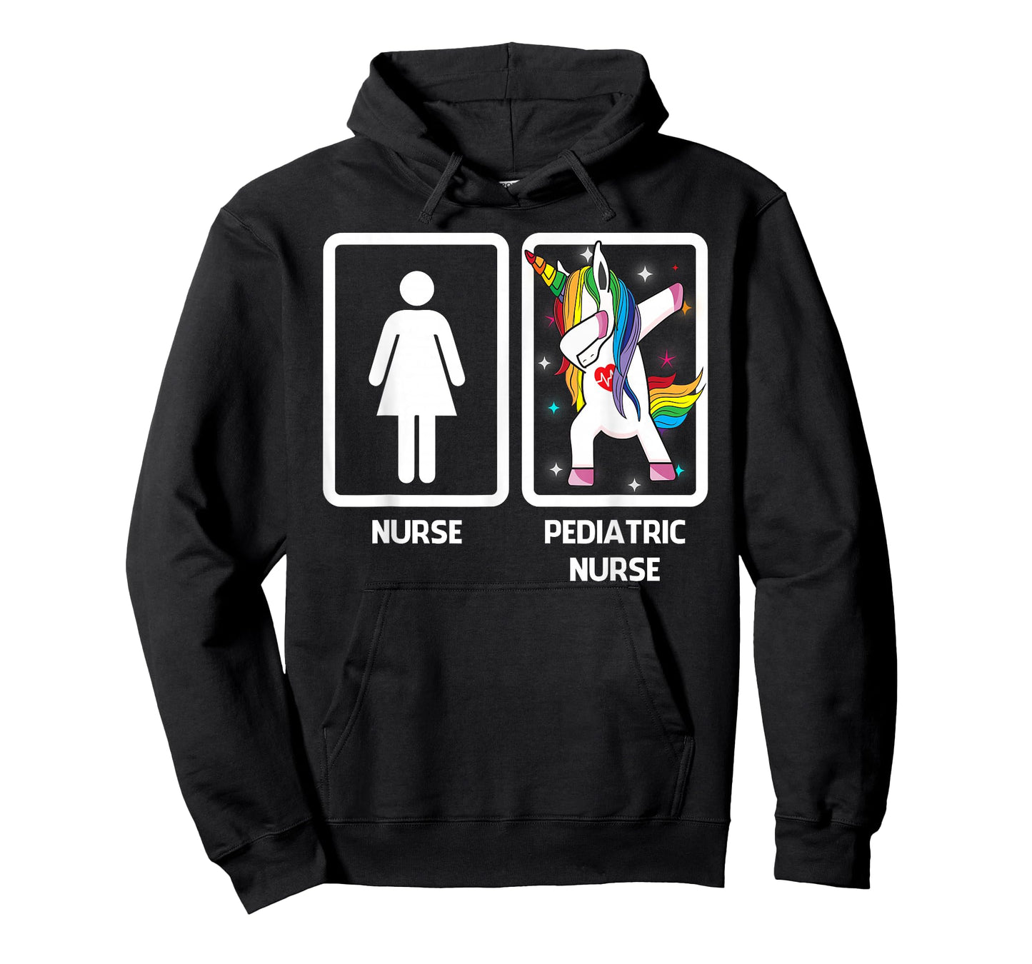 Pediatric Nurse Unicorn Dabbing Funny Pediatric Nursing T-Shirt