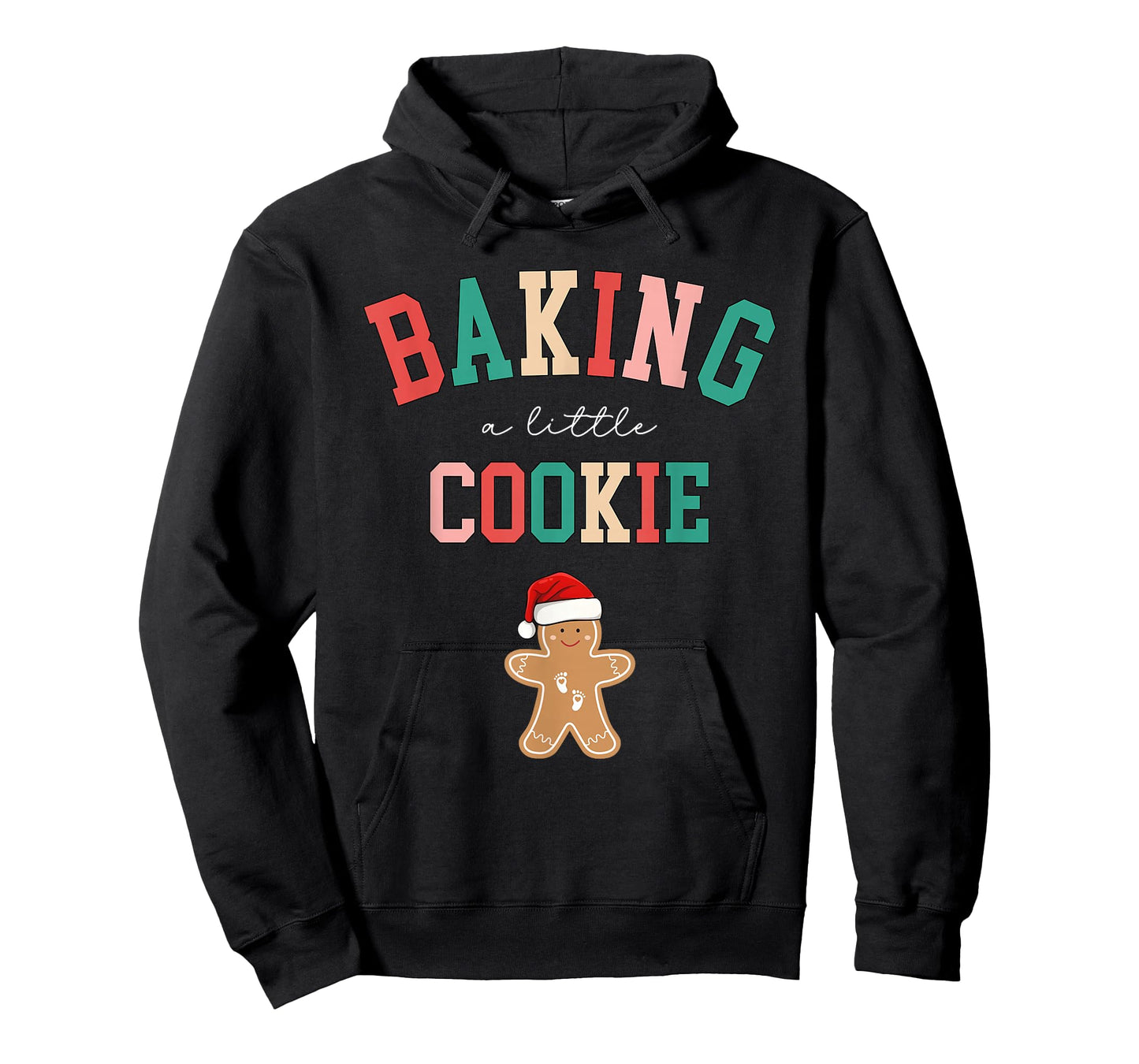 Baking A Little Cookie Cute Christmas Pregnancy Announcement T-Shirt