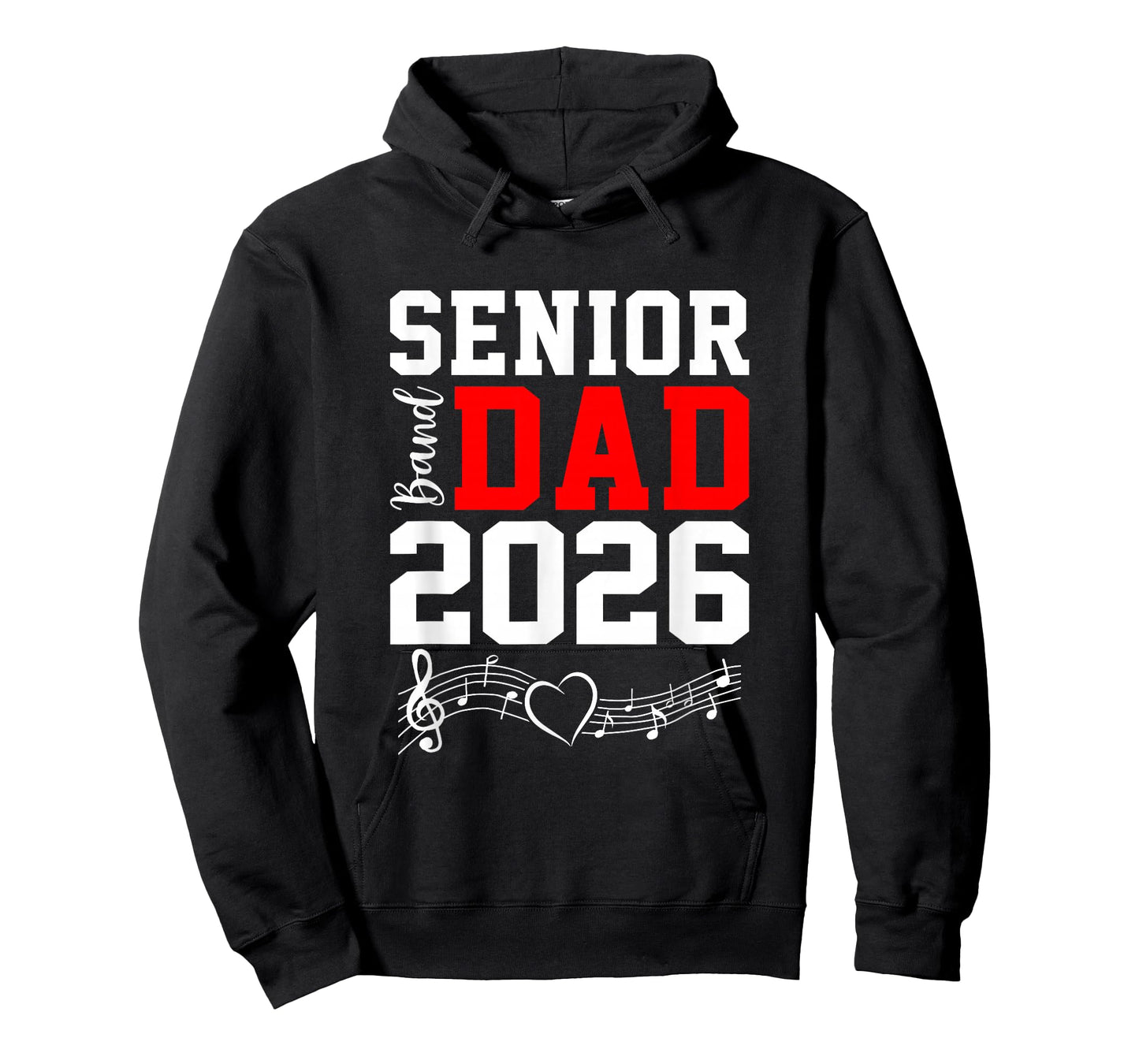 Senior Band Dad 2026 Marching Band Parent Class of 2026 T-Shirt