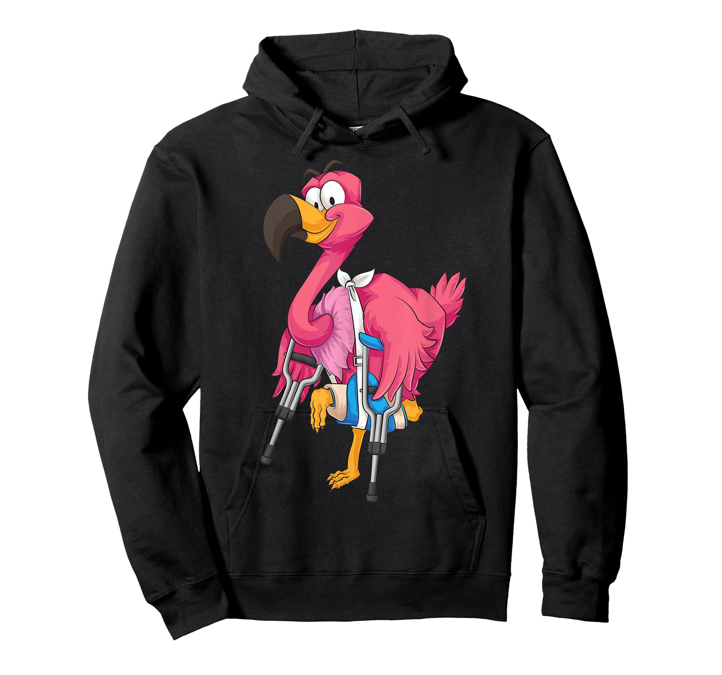 Cool Broken Leg Flamingo | Funny Fractured Shorebird Gift T-Shirt