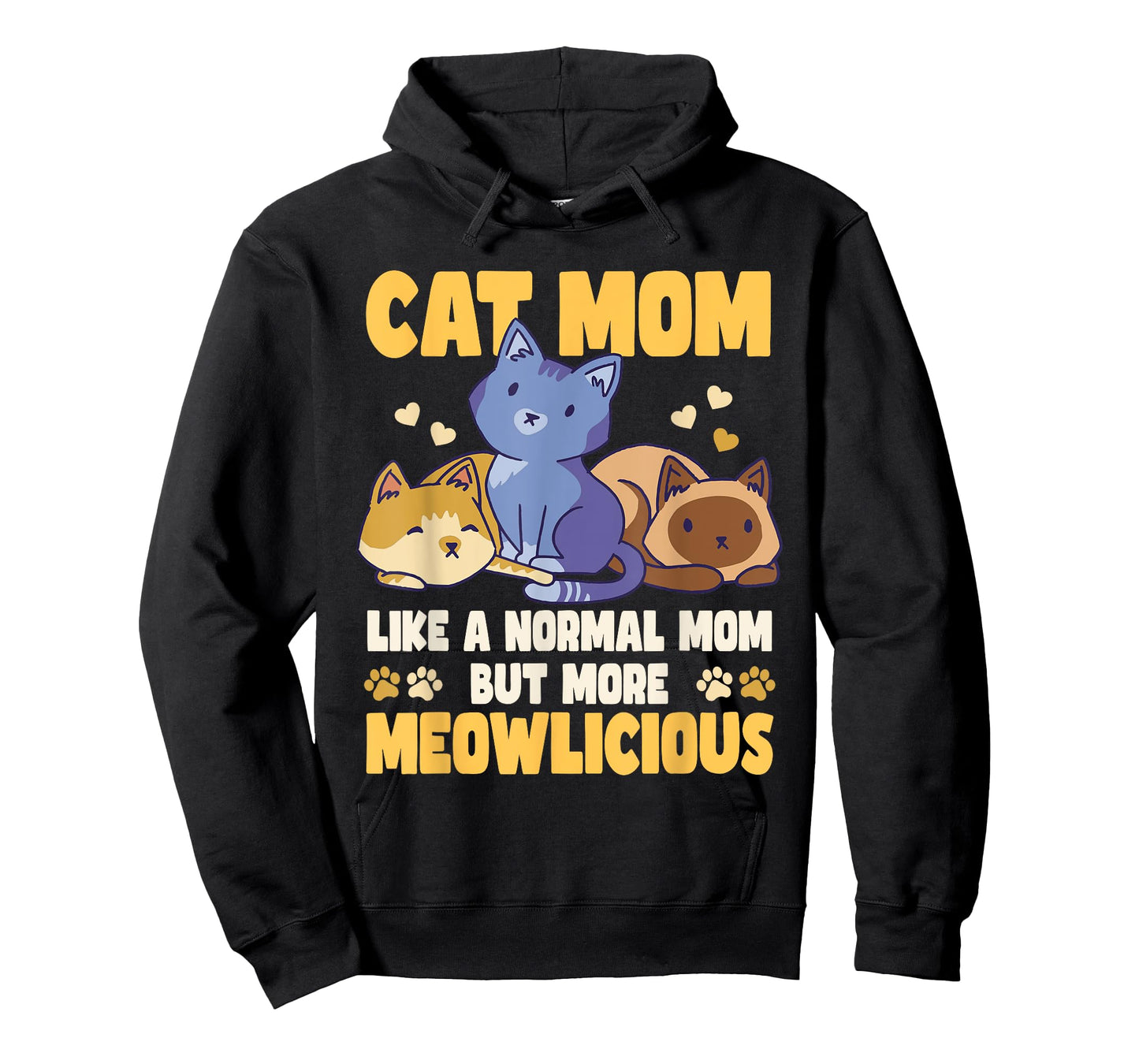 Funny Cat for Women Meowlicious Cat Mom T-Shirt