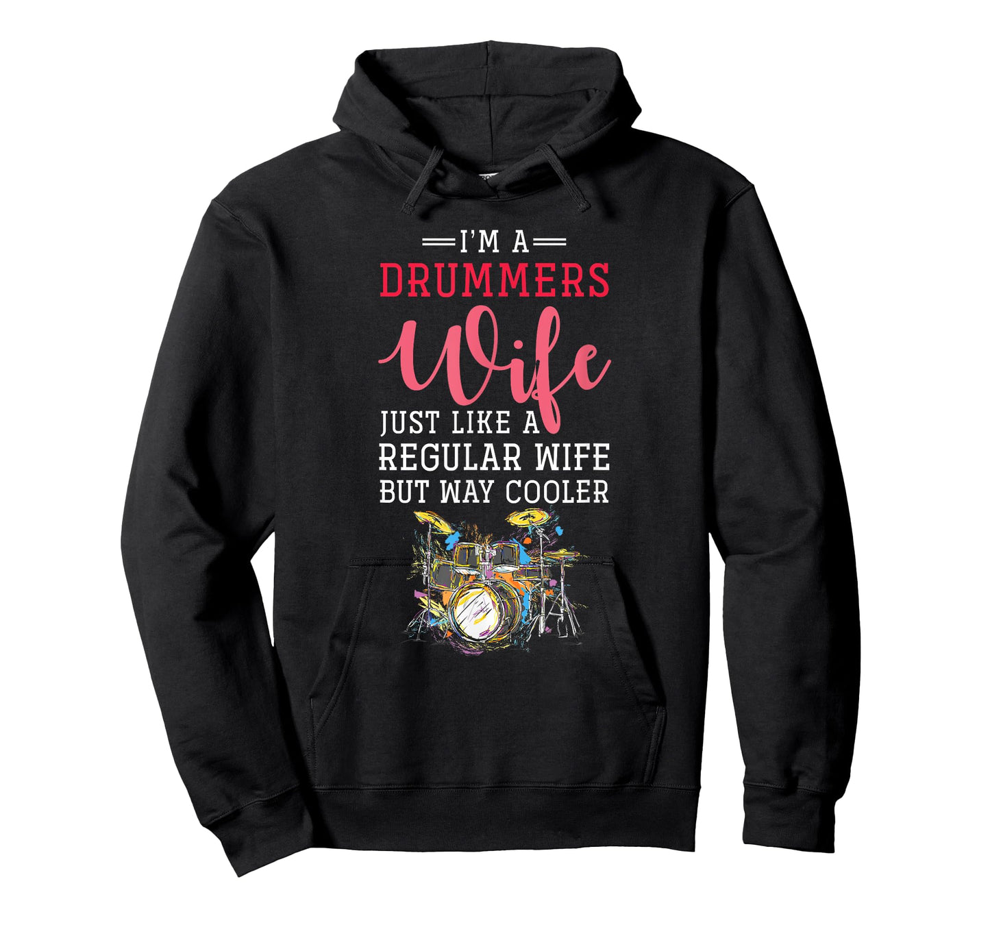 Funny Drummers Wife Valentines Day Gift Drums T-Shirt