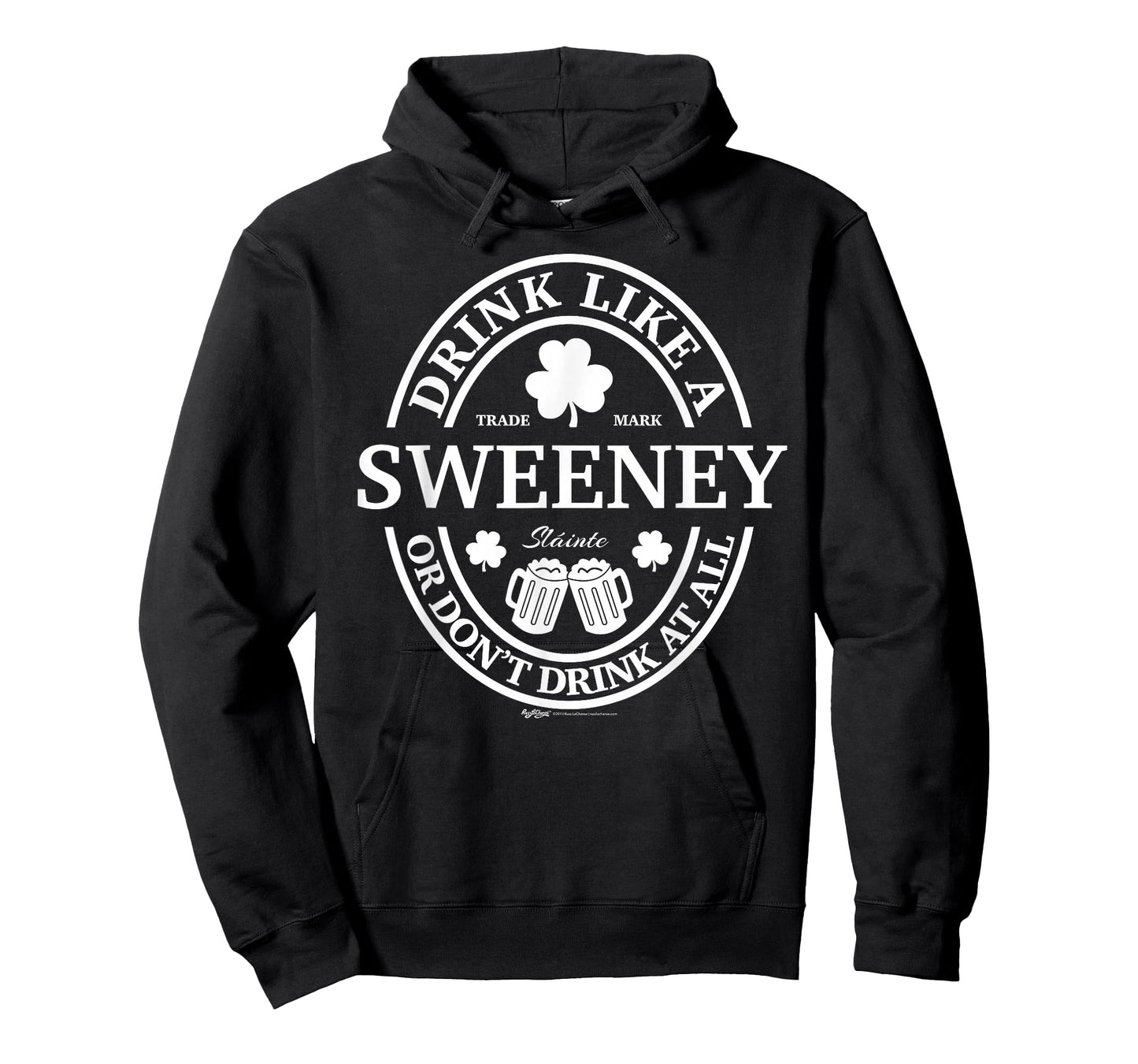 Drink Like A Sweeney Shamrock St Patricks Day T-Shirt