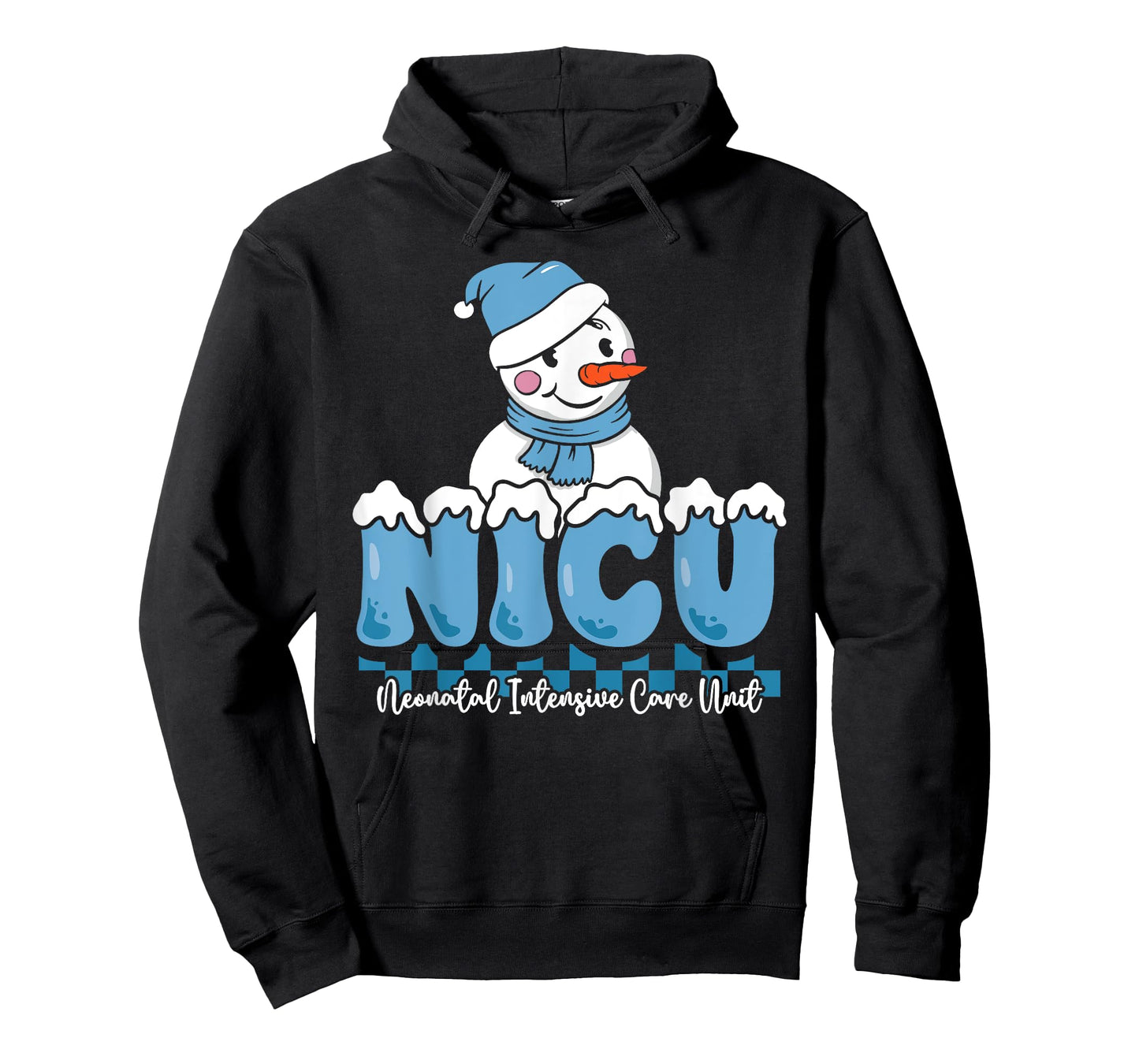 Christmas NICU Snowman Neonatal ICU Nurse Squad Nursing Gift T-Shirt