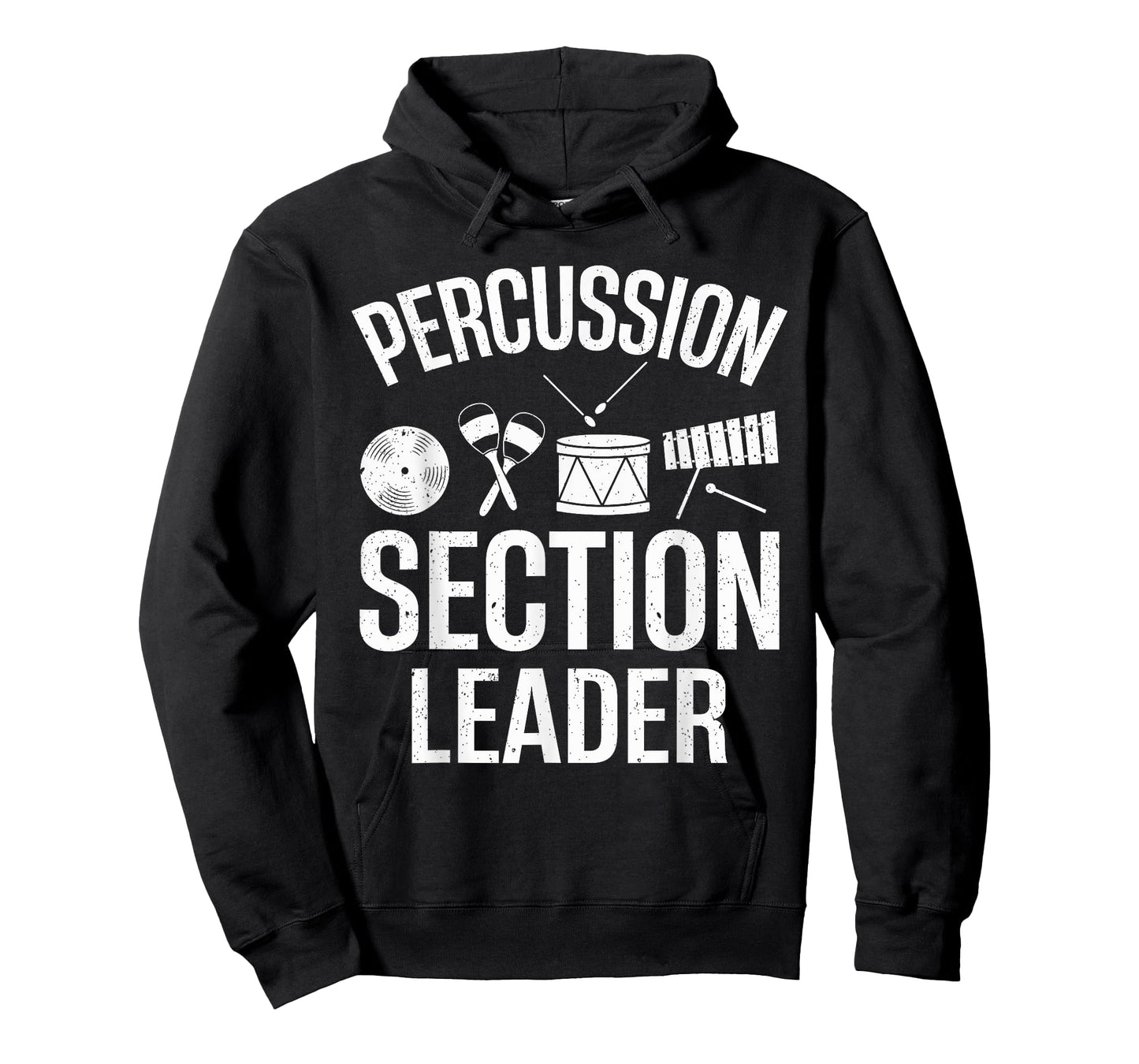 Section Leader Marching Band Drummer Percussion Instrument T-Shirt
