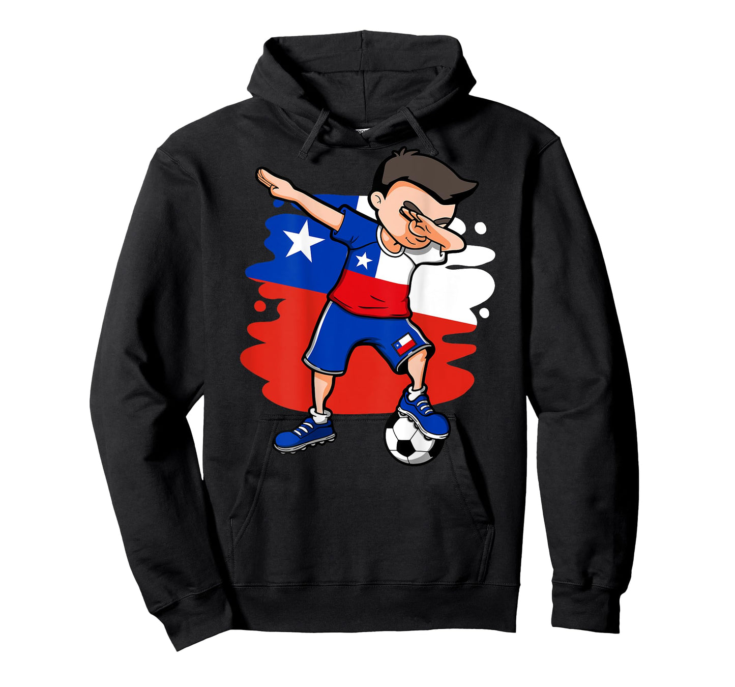 Dabbing Soccer Boy - Chile Jersey Chilean Football Lovers T-Shirt