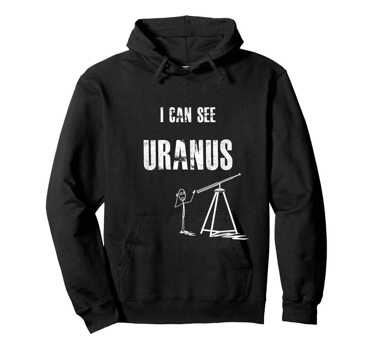 Funny and Cheeky I can See Uranus T-shirt T-Shirt