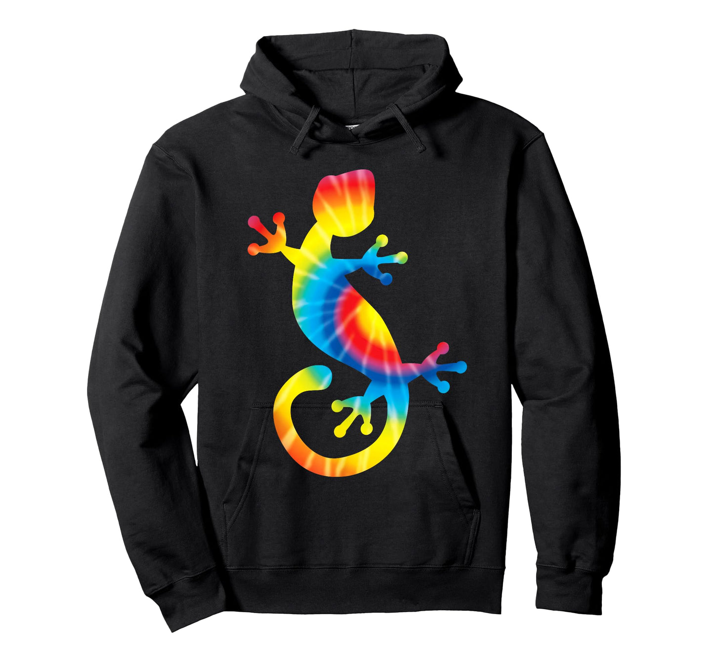 Tie Dye Gecko Rainbow Print Lizard Pet Hippie Peace Gift T-Shirt