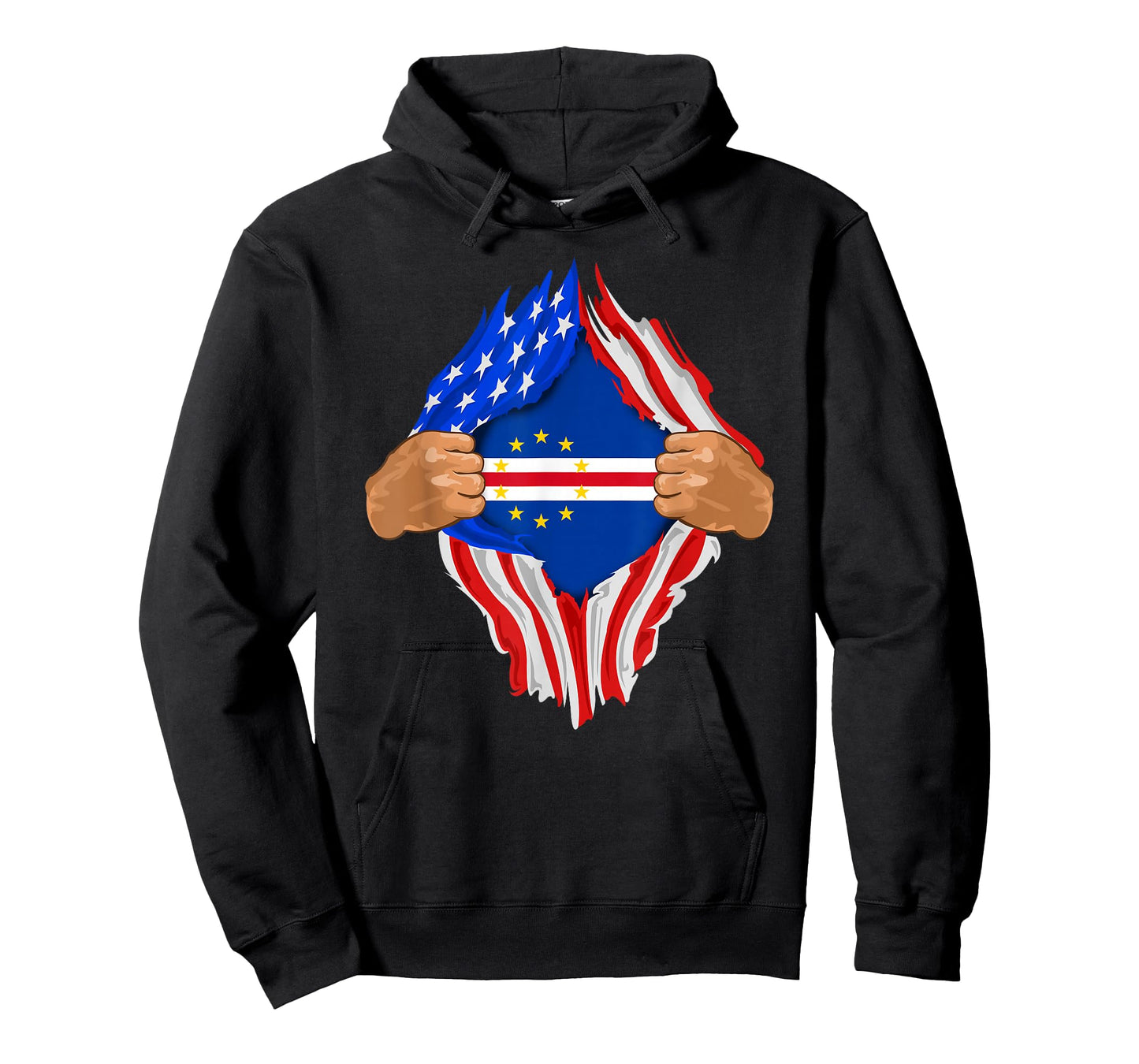 Cape Verde Blood Inside Me T-Shirt | Cape Verde Flag Gift T-Shirt