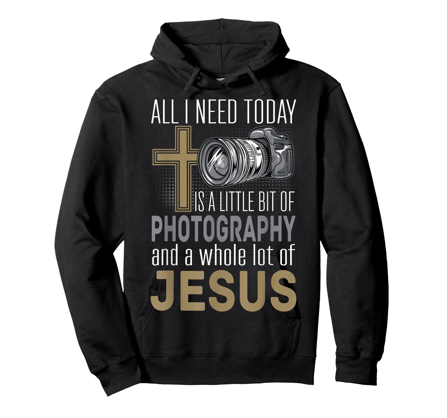 All I Need Is Photography & Jesus Camera Photographer Gift T-Shirt