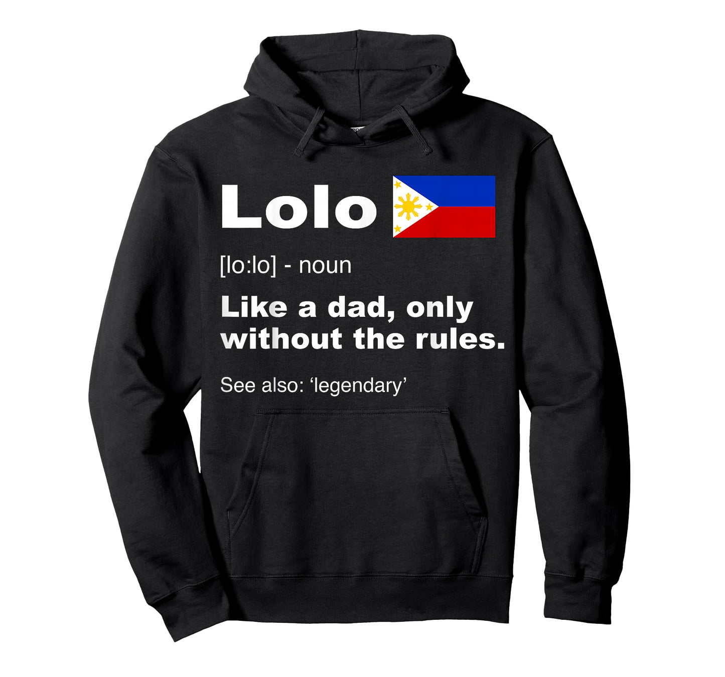 Lolo Filipino Grandpa Definition Shirt Funny Fathers Day T-Shirt