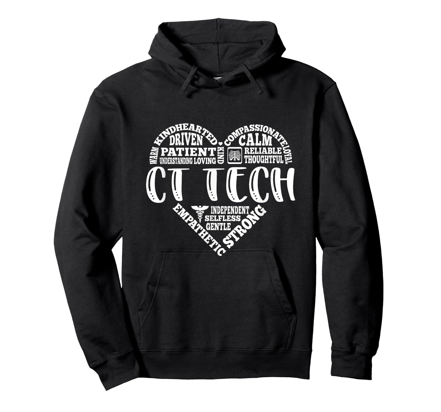 CT Tech, Radiologist, X-Ray Caring, Compassionate, Dedicated T-Shirt