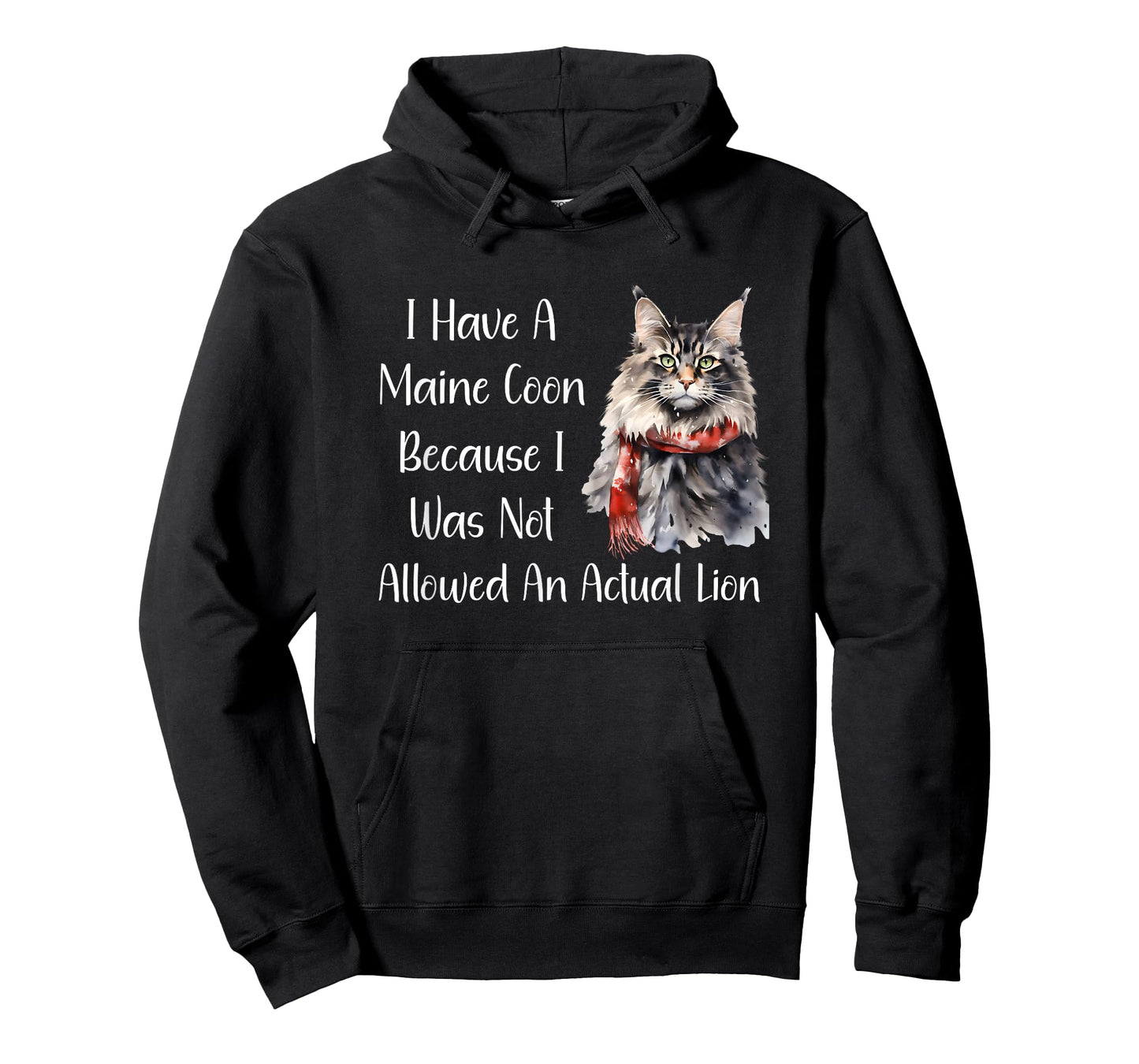 Funny Maine Coon Cat Because I Wasn't Allowed A Lion Shirt T-Shirt