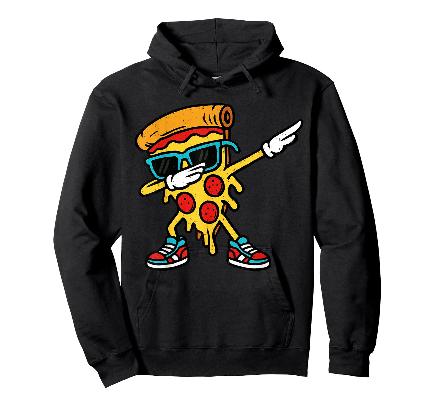 Dabbing Pizza Slice Fast Food Lover Foodie Dab Dance T-Shirt