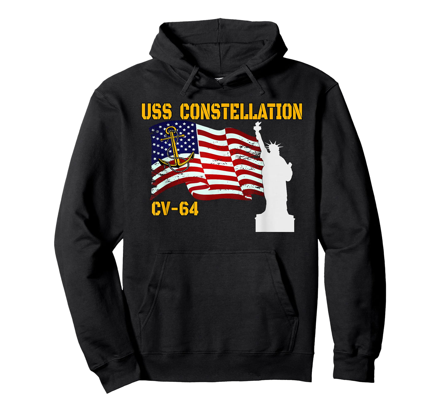 Aircraft Carrier USS Constellation Veterans Father Grandpa T-Shirt