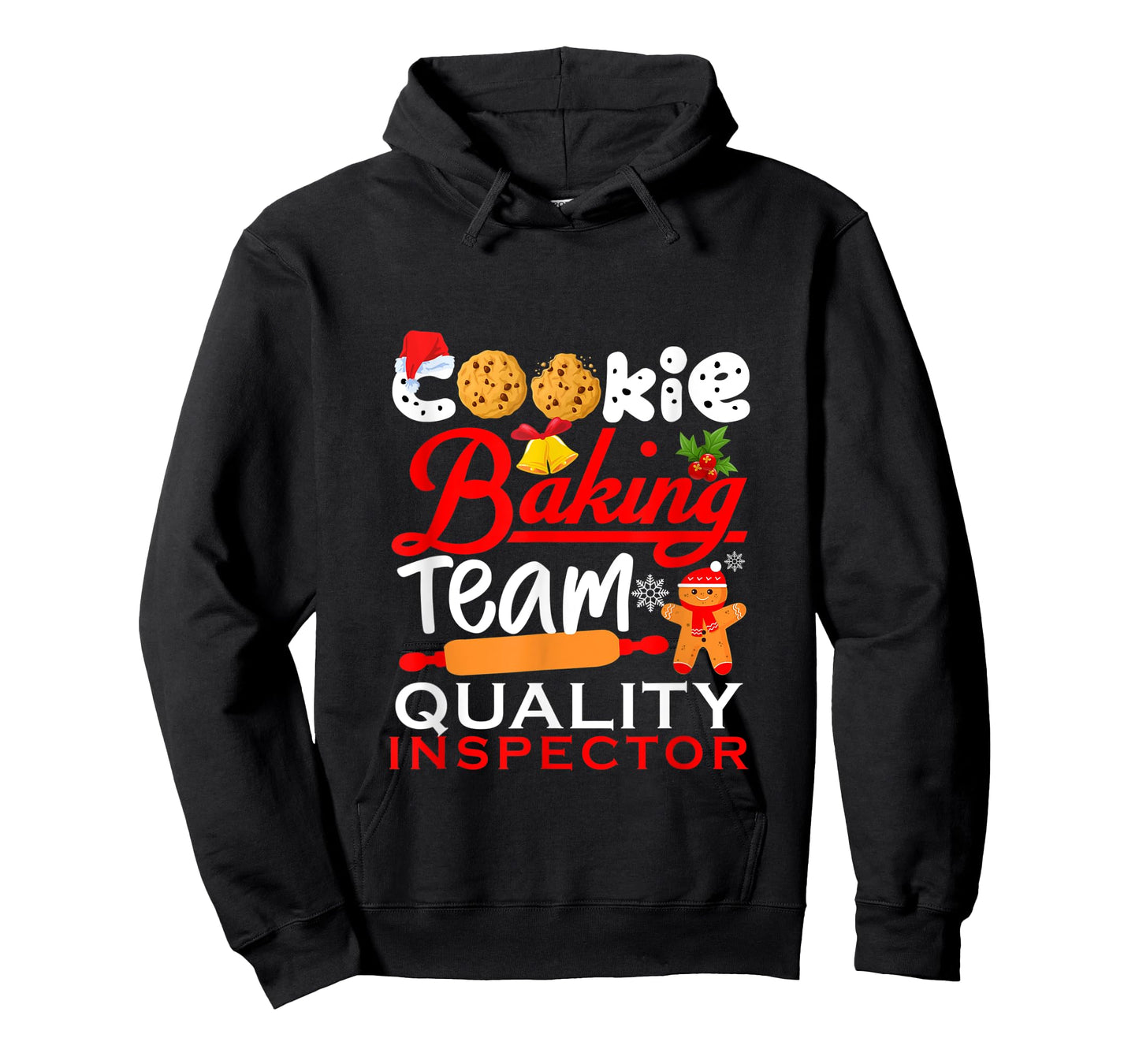 Cookie Baking Team Quality Inspector Funny christmas Holiday T-Shirt