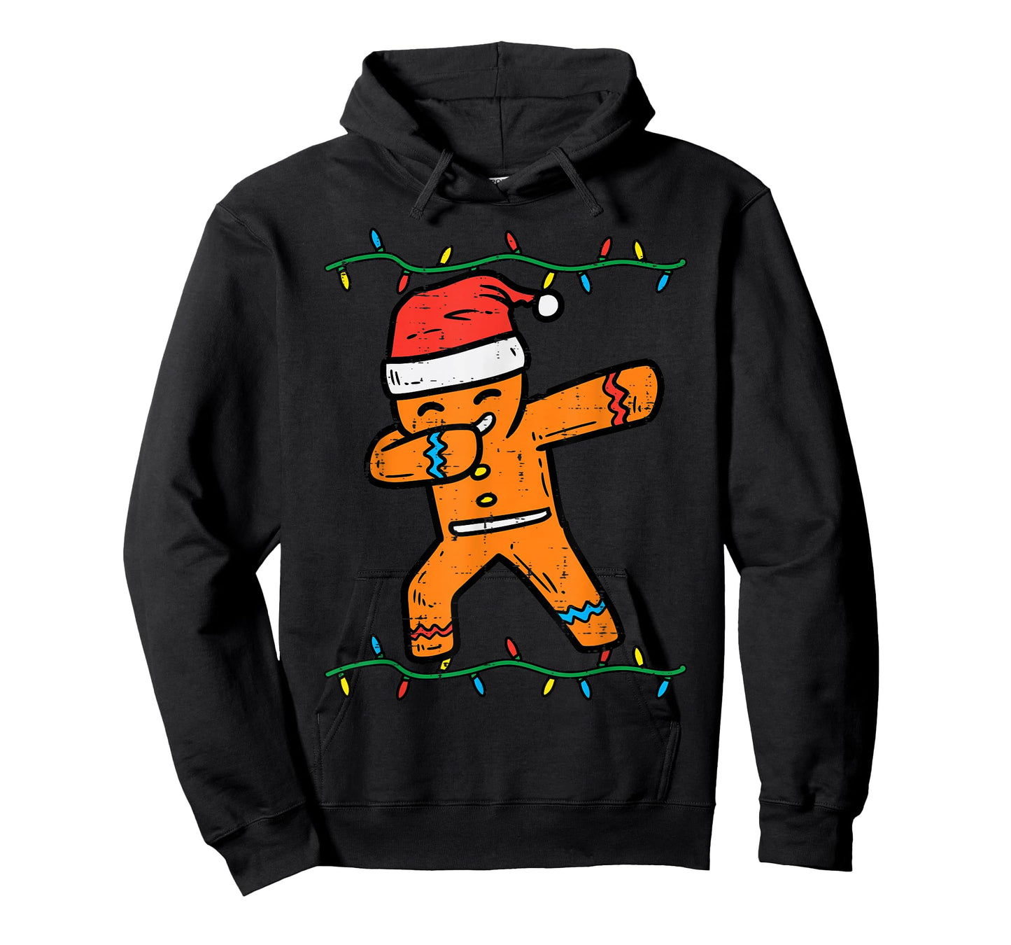 Dabbing Gingerbread Man Cookie Christmas Boys Men Kids Xmas T-Shirt