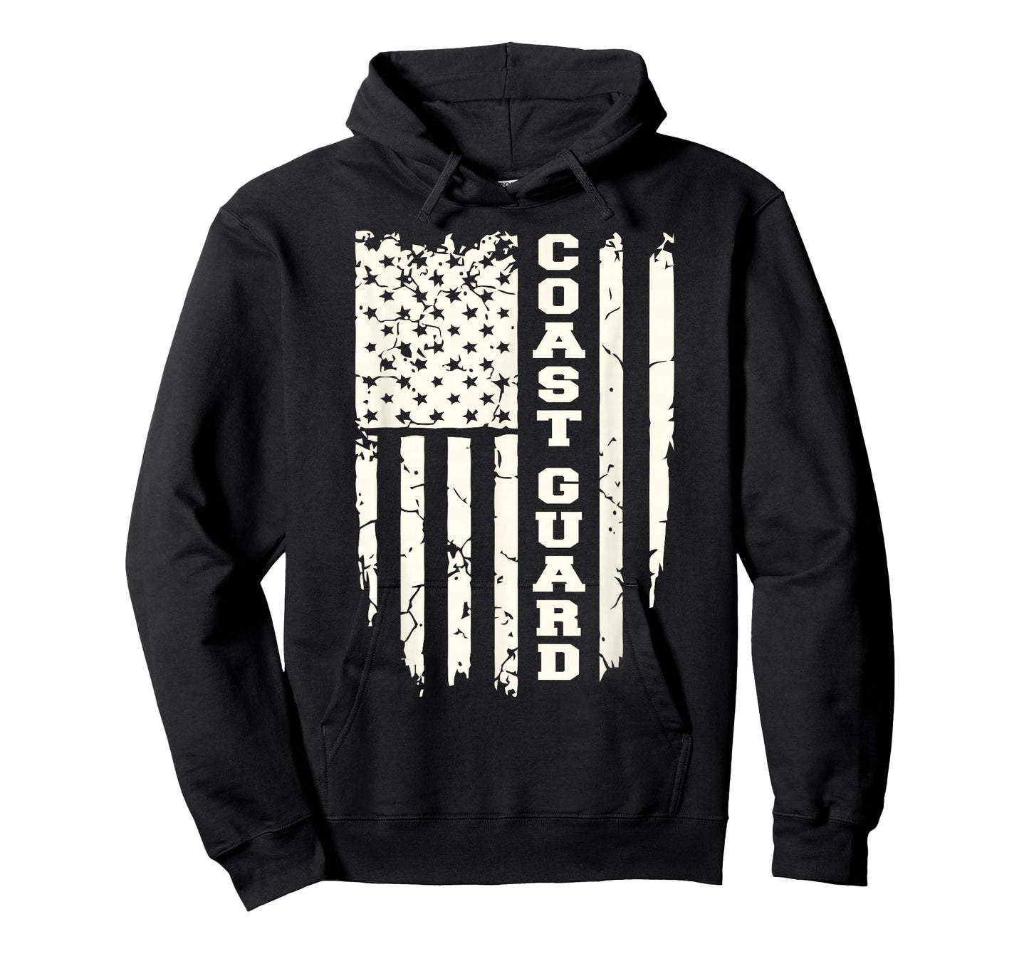 Distressed American Flag Coast Guard Auxiliary Gifts For Men T-Shirt