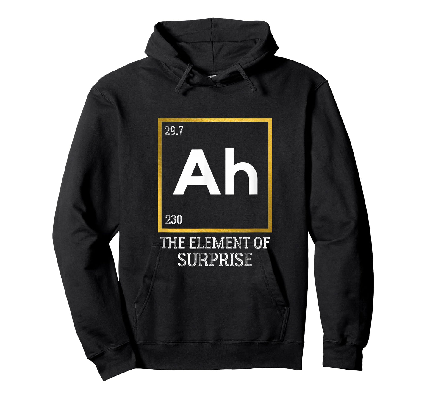 Ah The Element of Surprise Chemistry Science Humor T-Shirt Small