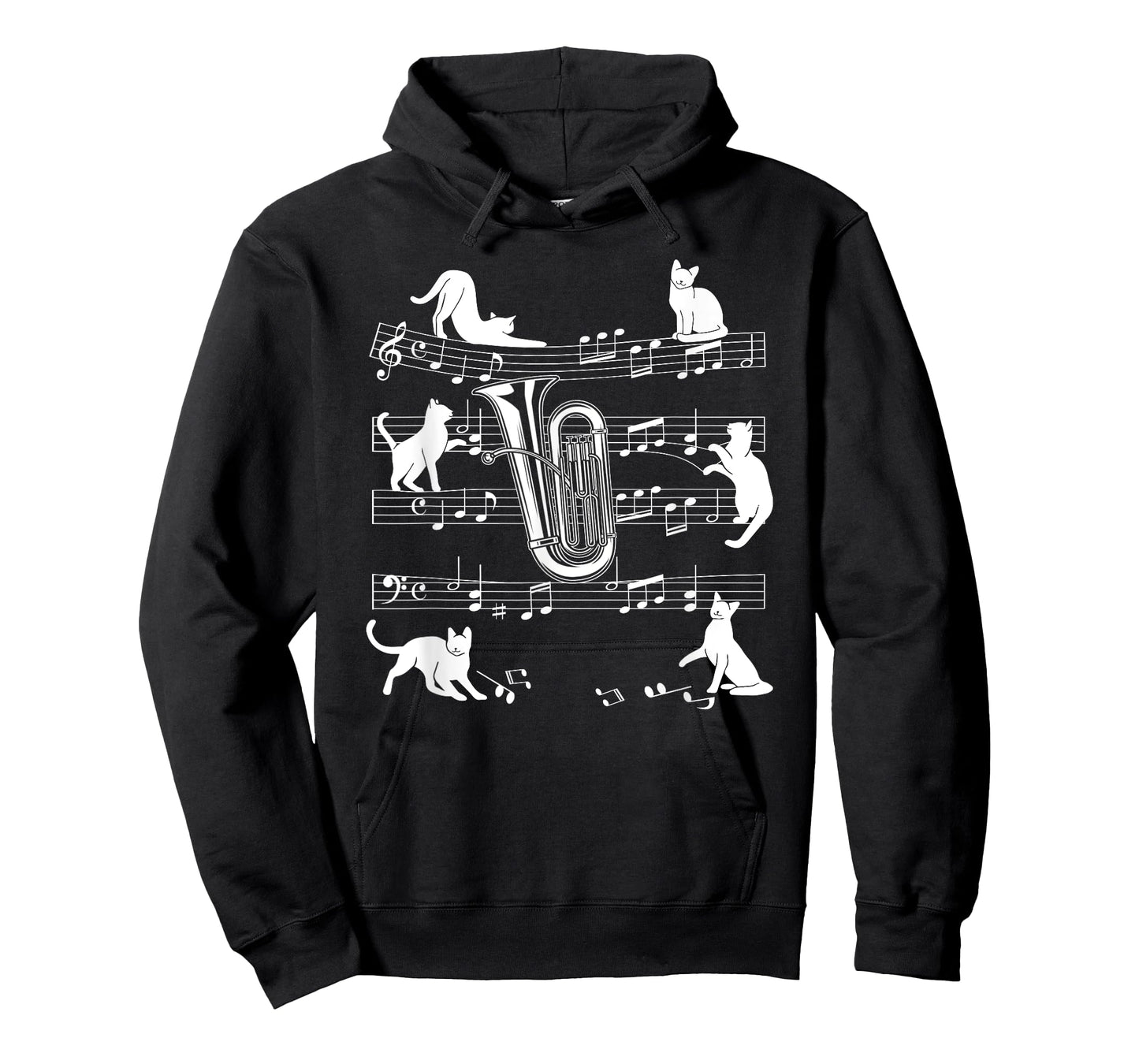 Tubist Cats for Cat loving Tuba player T-Shirt