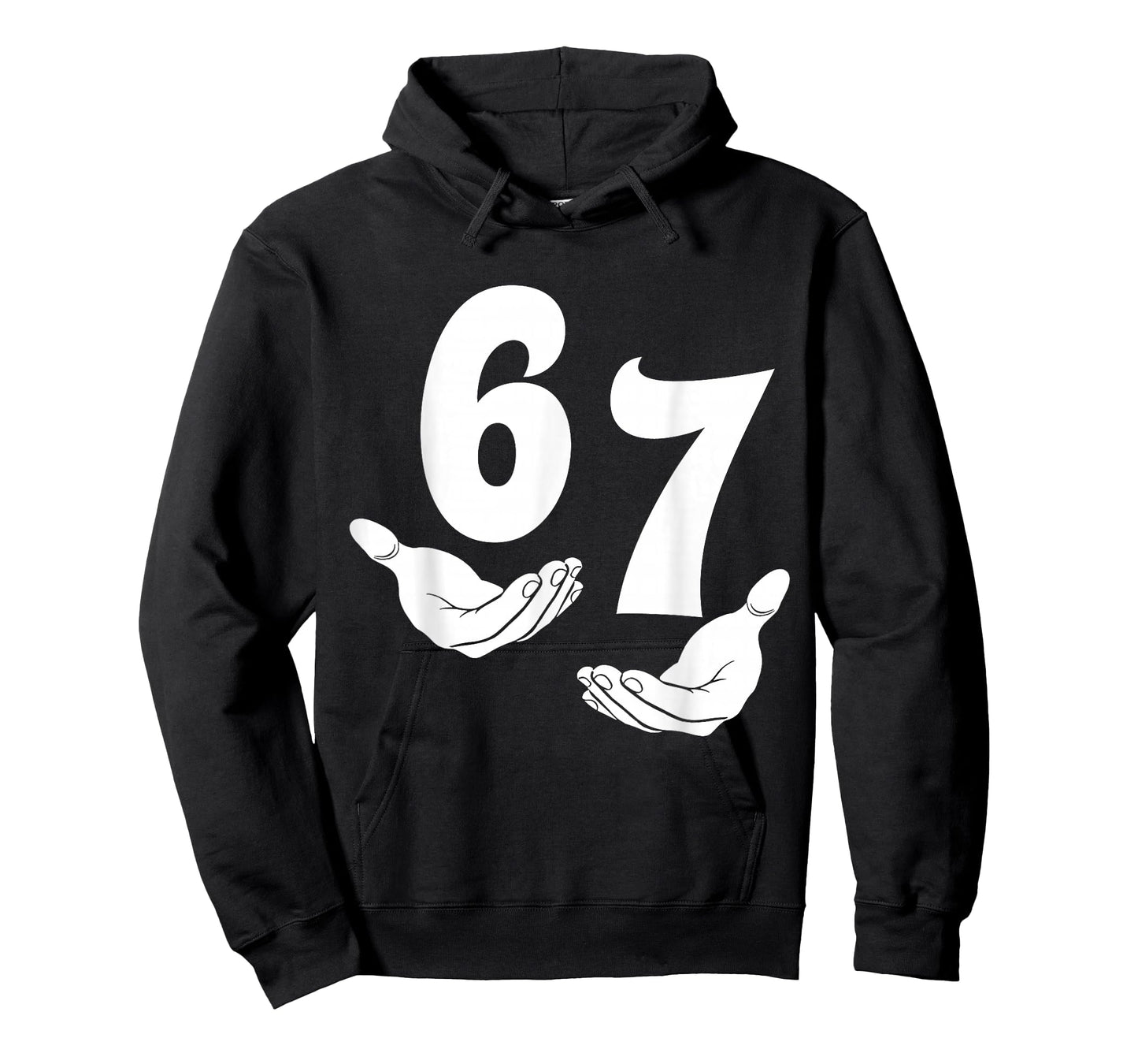 67 Six Seven 6 7 Kids 67 Teens Boys 6-7 Meme Hands 67 Funny T-Shirt