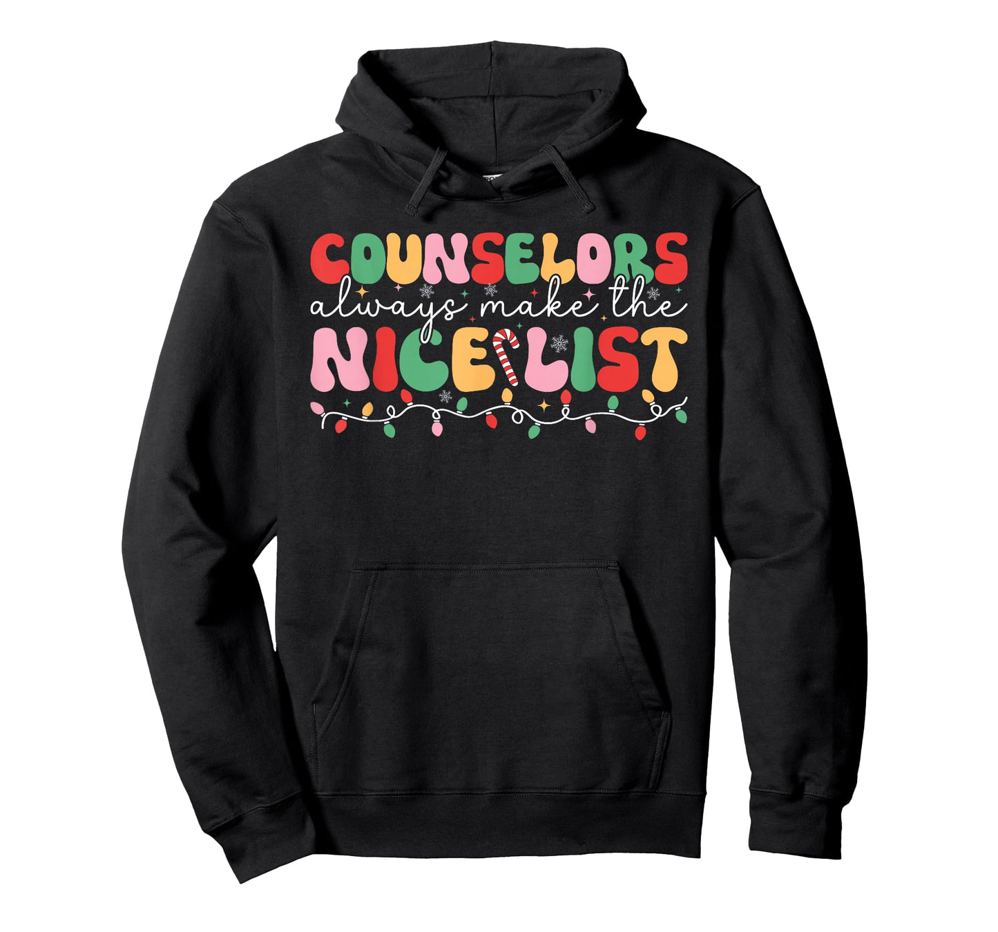 Counselors Always Make The Nice List Counselor Christmas T-Shirt