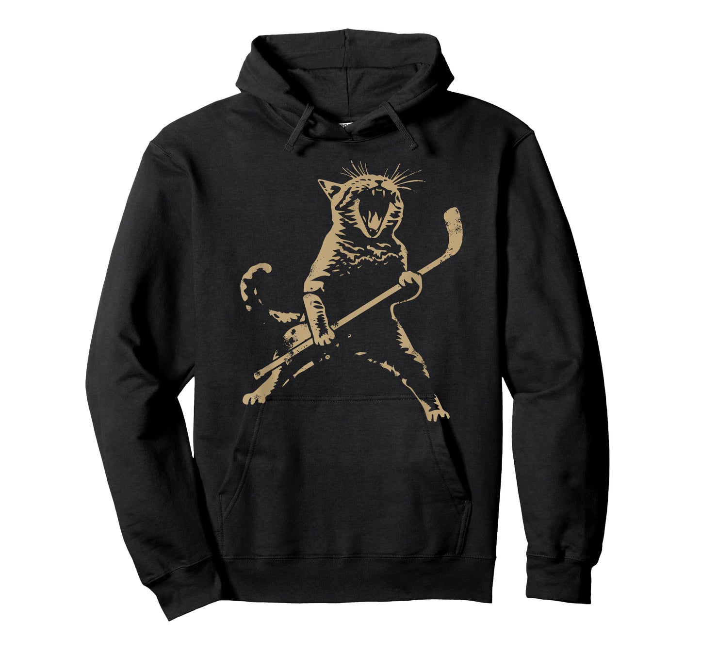 Cat Playing ice Hockey T-Shirt