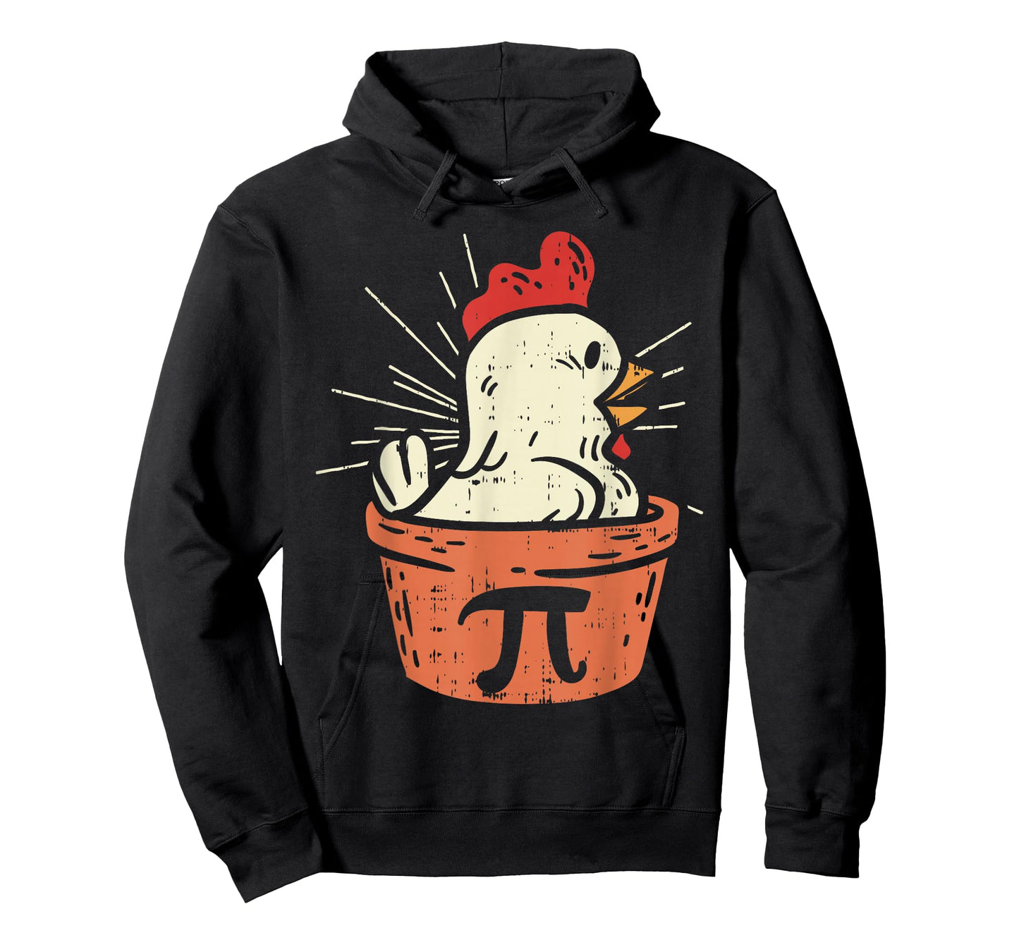 Funny Chicken Pot Pi Shirt Day Pie Math Lover Geek Gift 3.14 T-Shirt