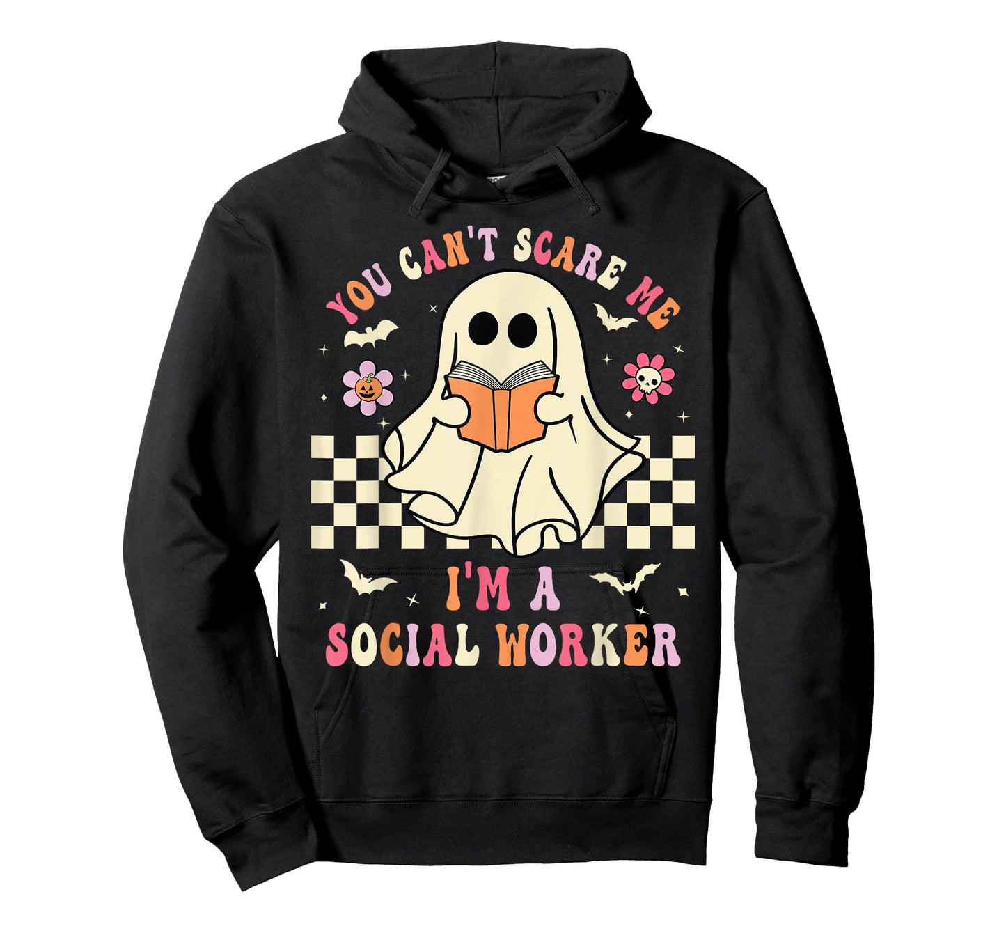 You Can't Scare Me I'm A School Social Worker Halloween T-Shirt