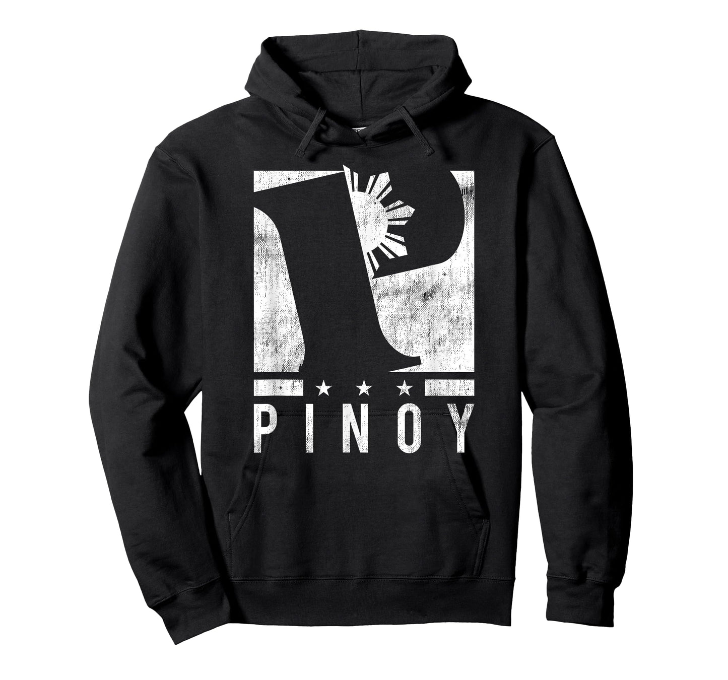 Cool Distressed Filipino P Logo T-Shirt - Pinoy P Tee T-Shirt