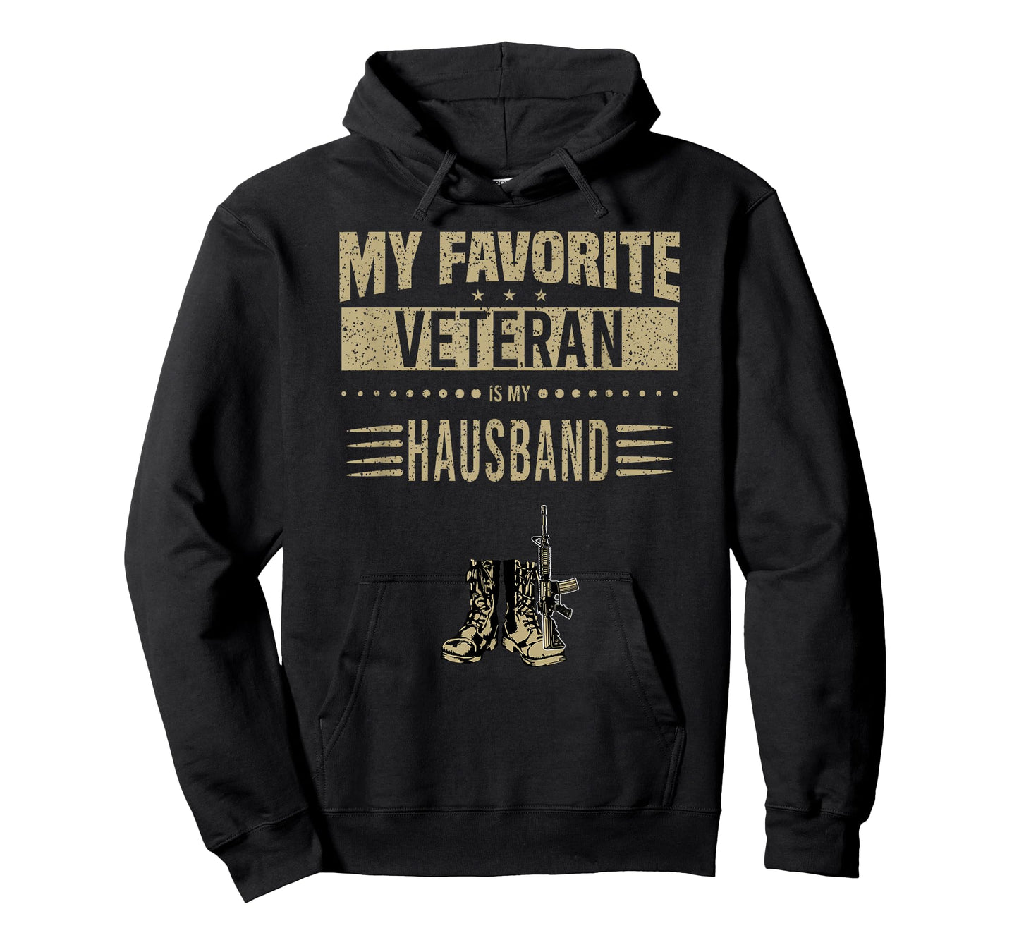 My Favorite Veteran Is My Husband American Flag Veteran Day Women Men T-Shirt