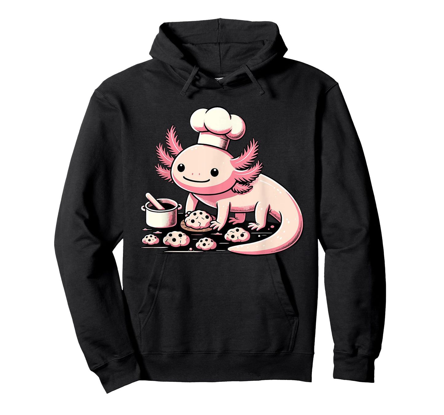 Axolotl Baking Cookies Chocolate Lover Cookie Baker T-Shirt
