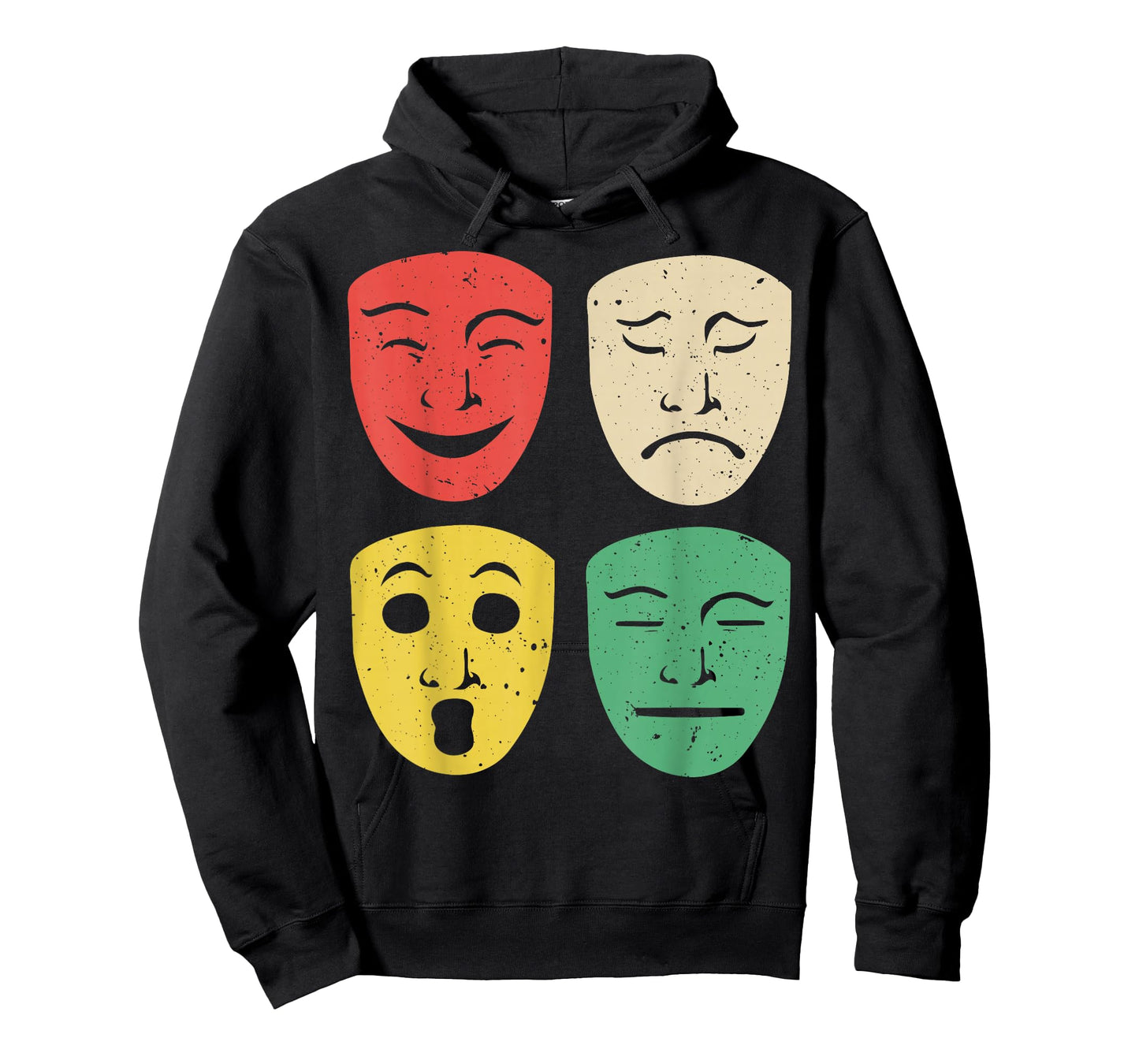 Cool Musical Theater Art for Men Women Broadway Mask Theatre T-Shirt