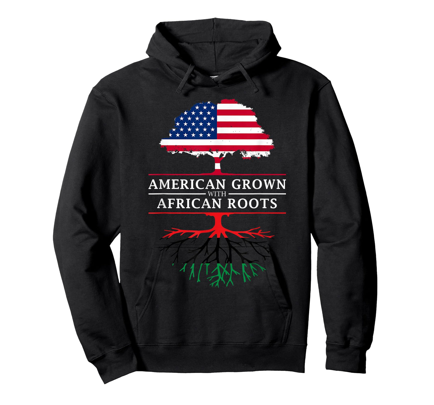 American Grown with African Roots - Pan Africa T-Shirt