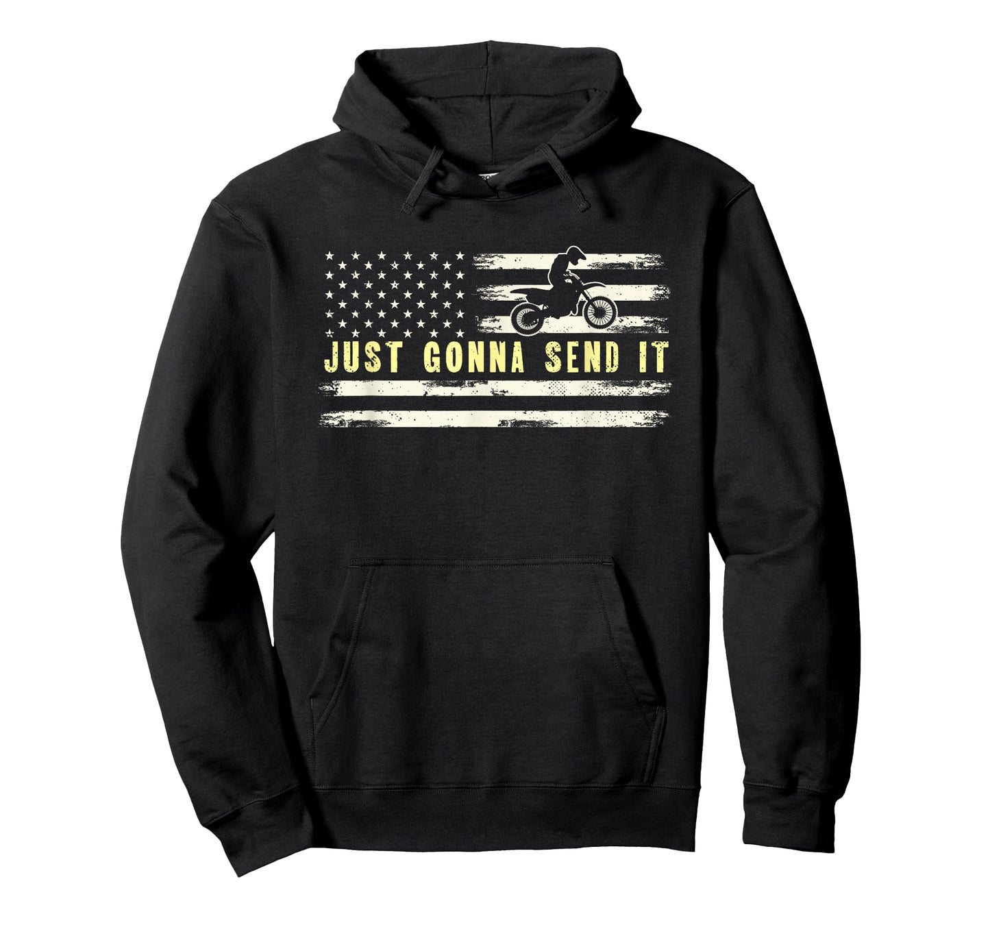 Just Gonna Send It | American Flag Motocross | Motorcycle T-Shirt
